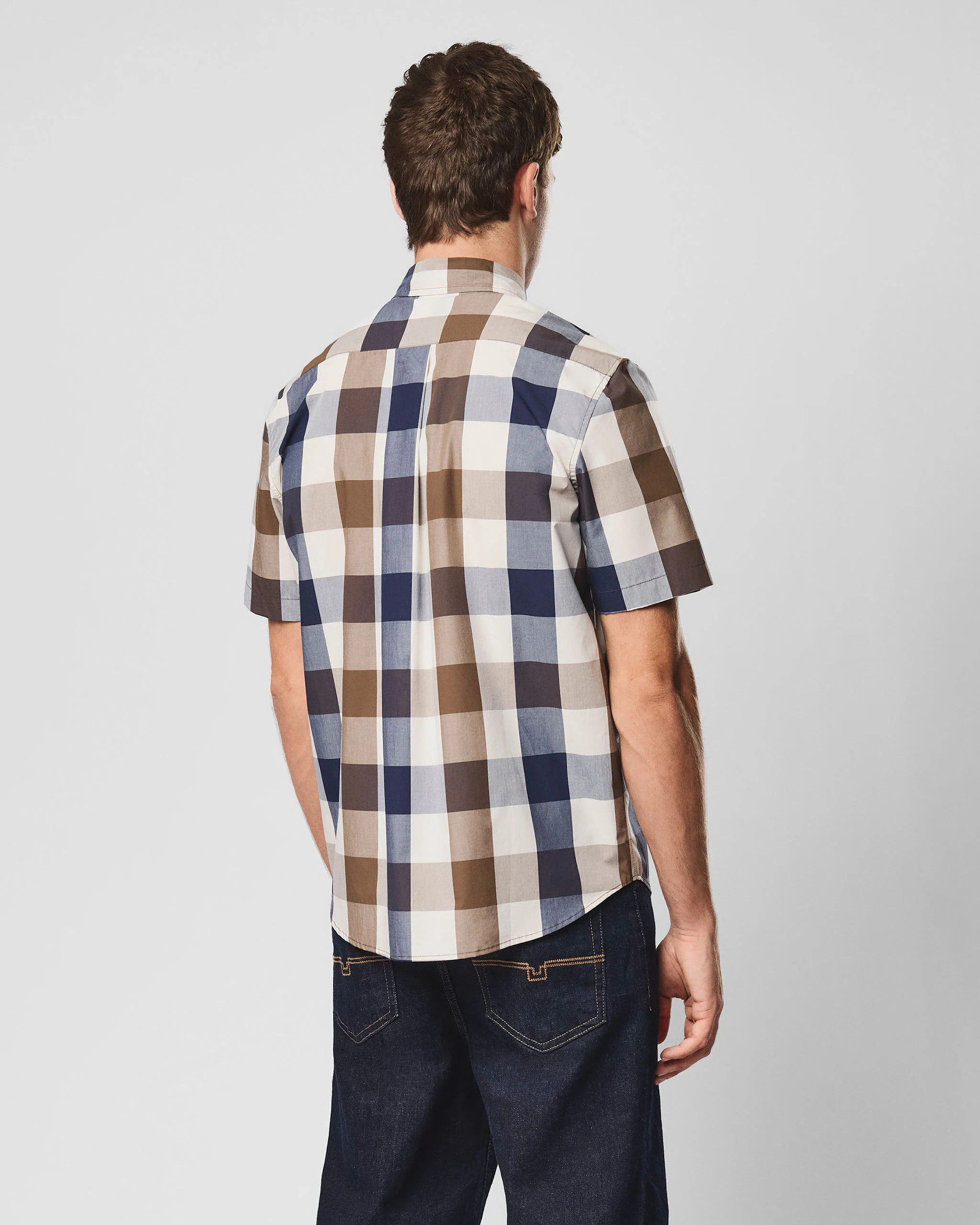 Joyce Short Sleeve Shirt Large House Check - Image 4