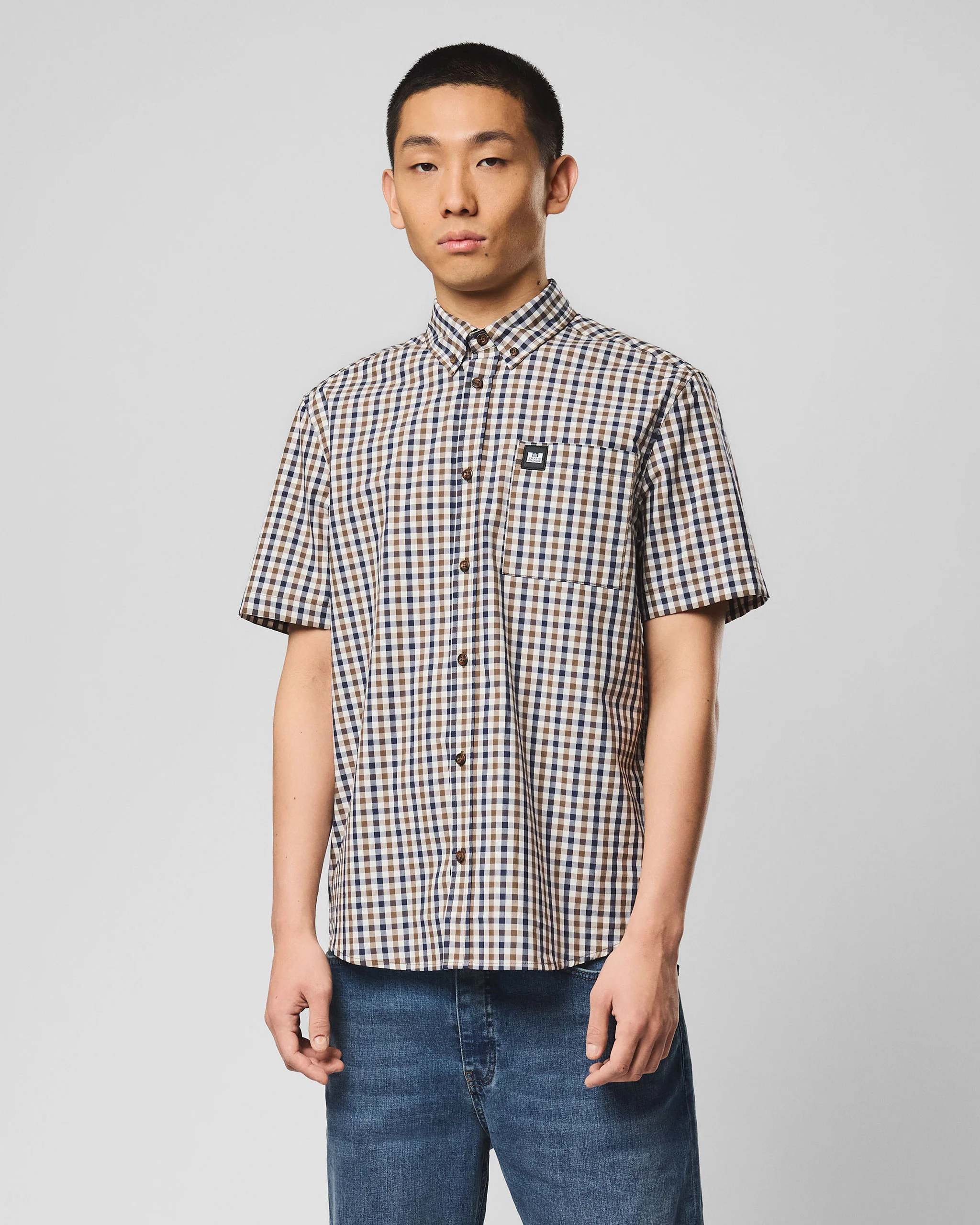 Joyce Short Sleeve Shirt Mid House Check - Image 2