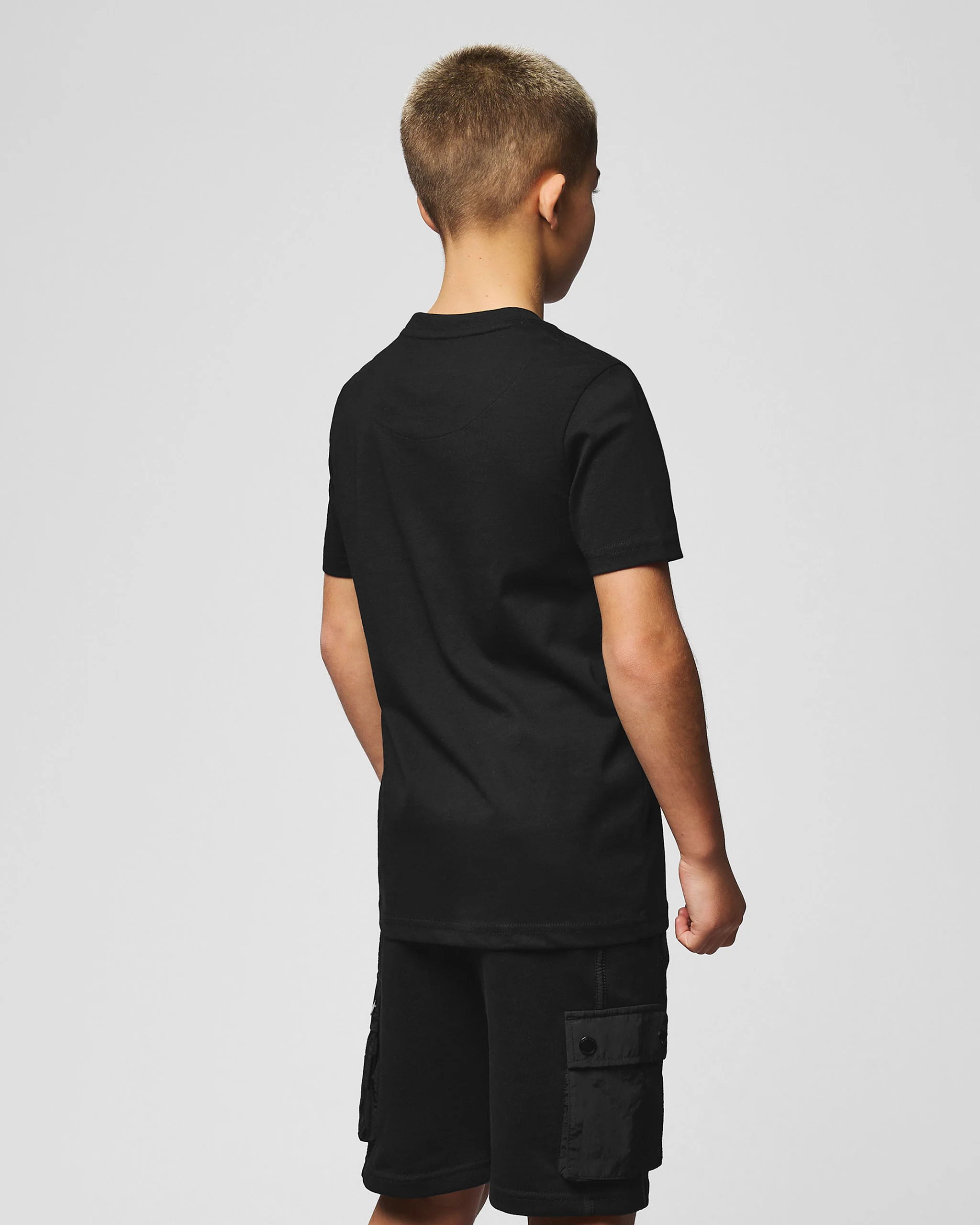 Kids Biskra Graphic T-Shirt Black - Image 5