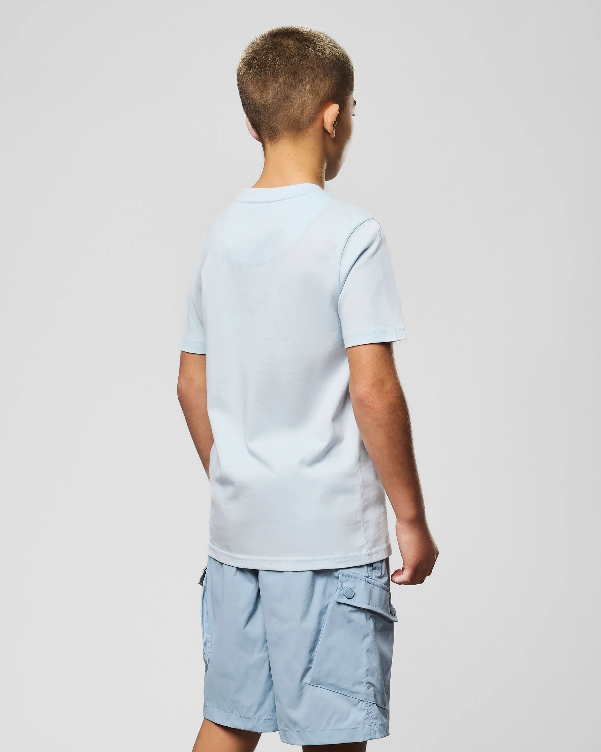 Kids Brooklands T-Shirt Sky Blue - Image 4