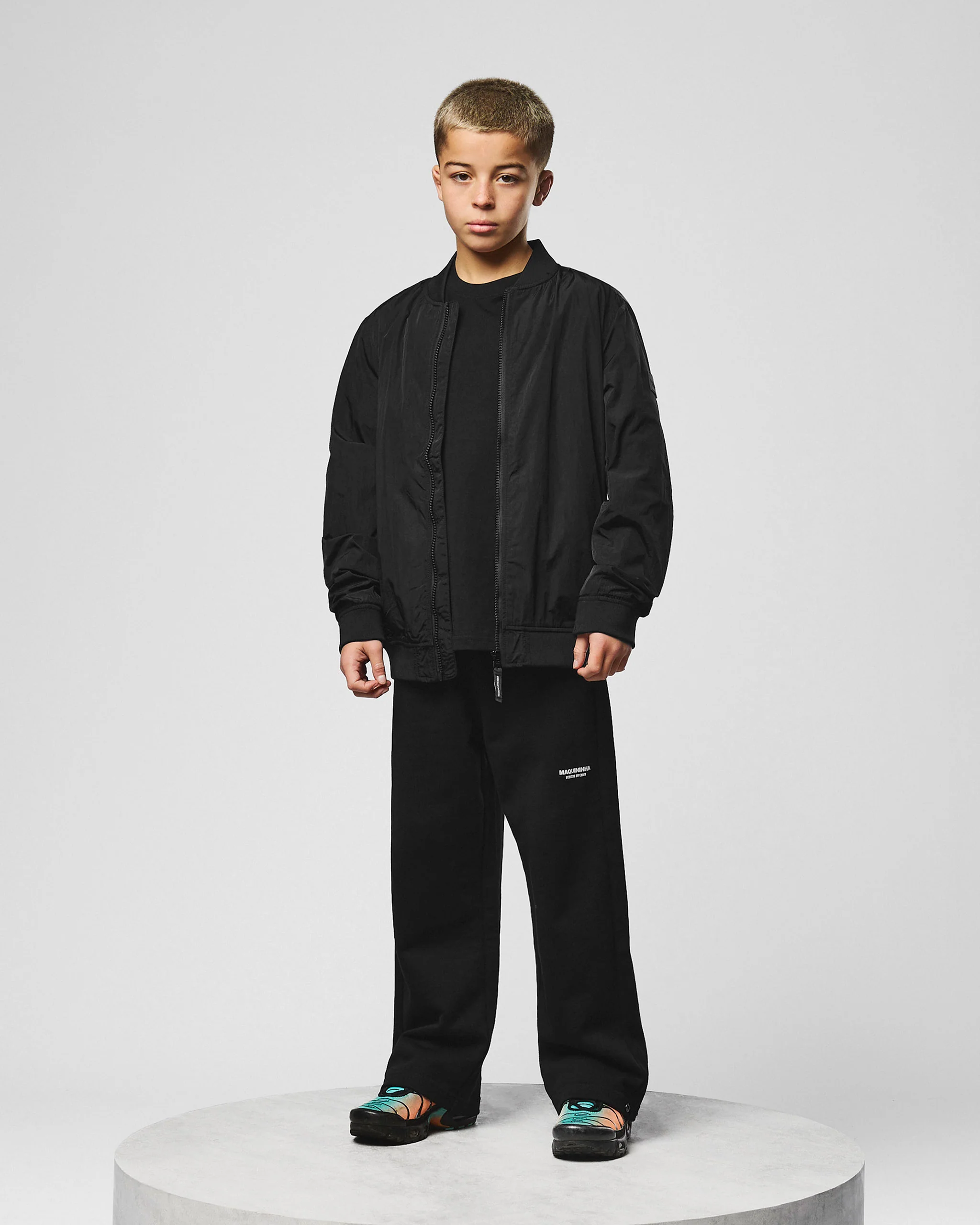 Kids Carlos Bomber Jacket Black - Image 2