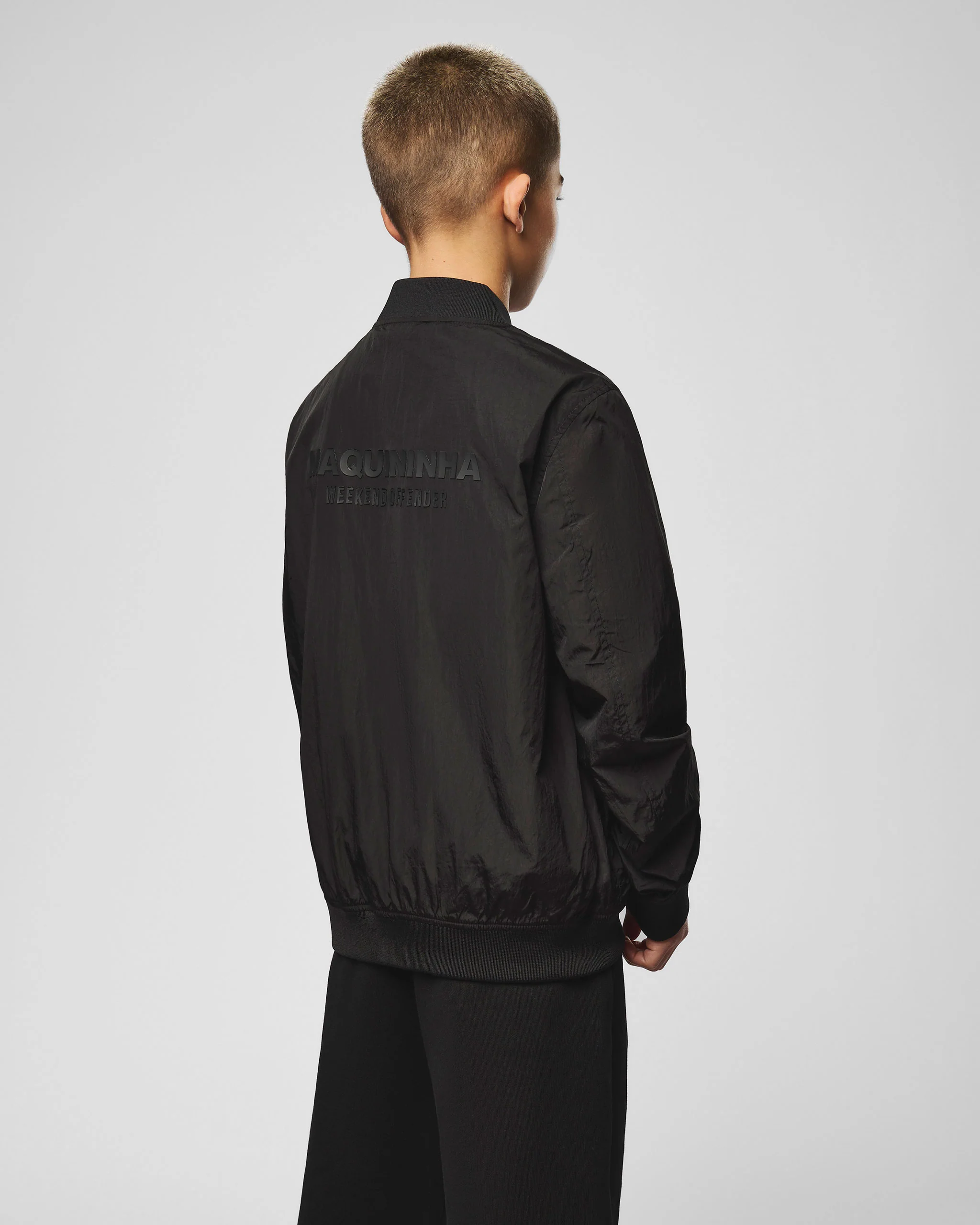 Kids Carlos Bomber Jacket Black - Image 4