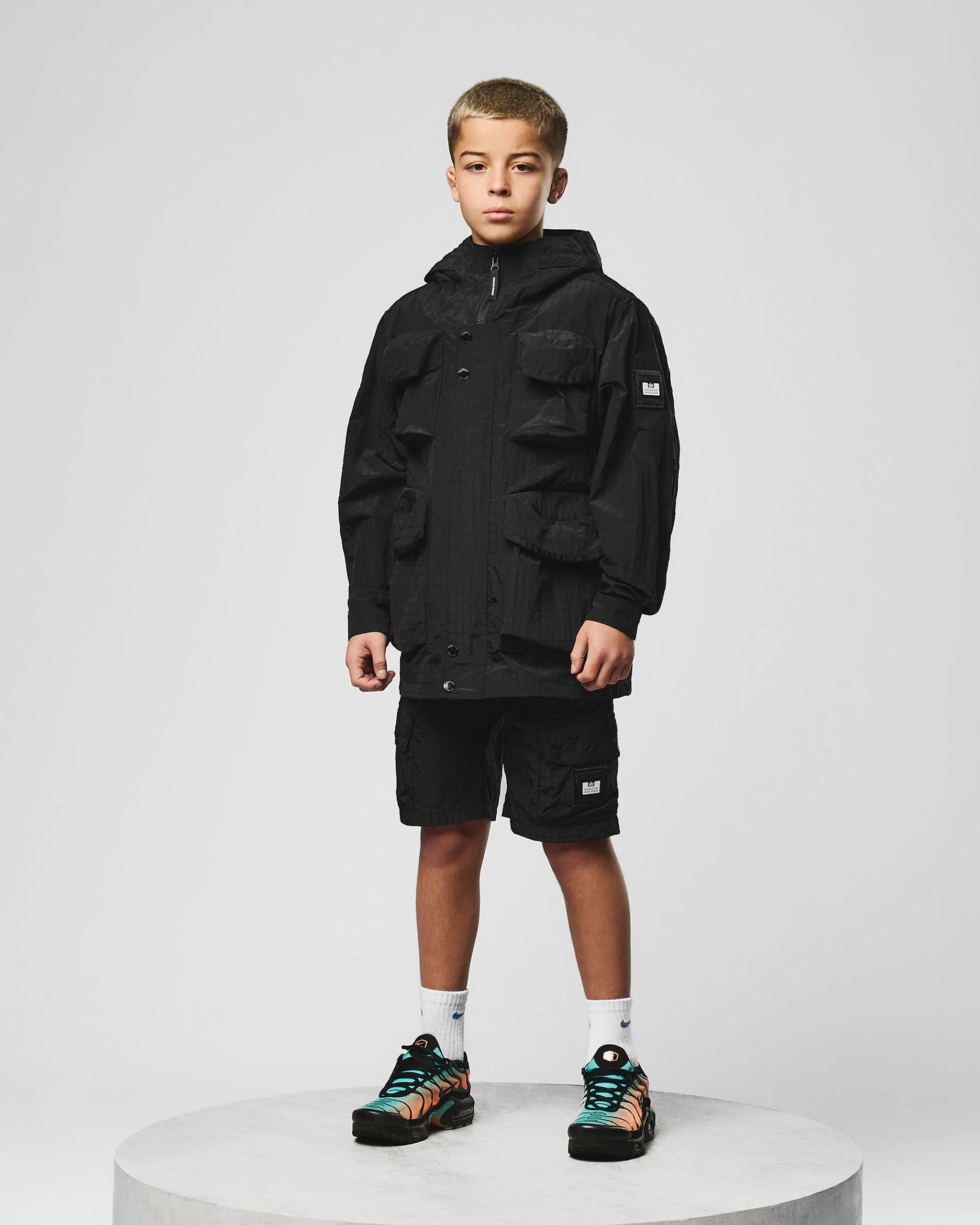 Kids Cotoca Ripstop Field Jacket Black - Image 2