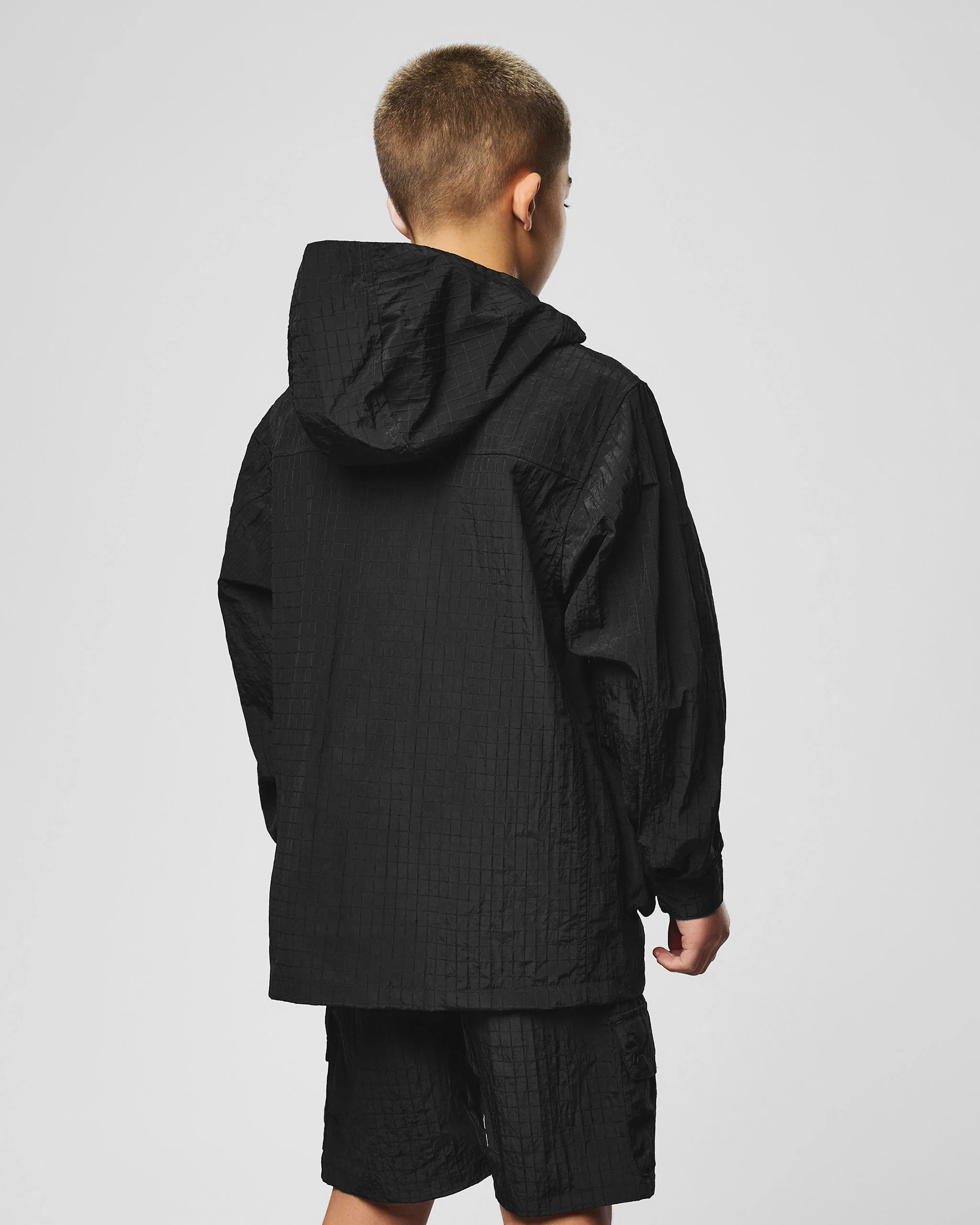 Kids Cotoca Ripstop Field Jacket Black - Image 4