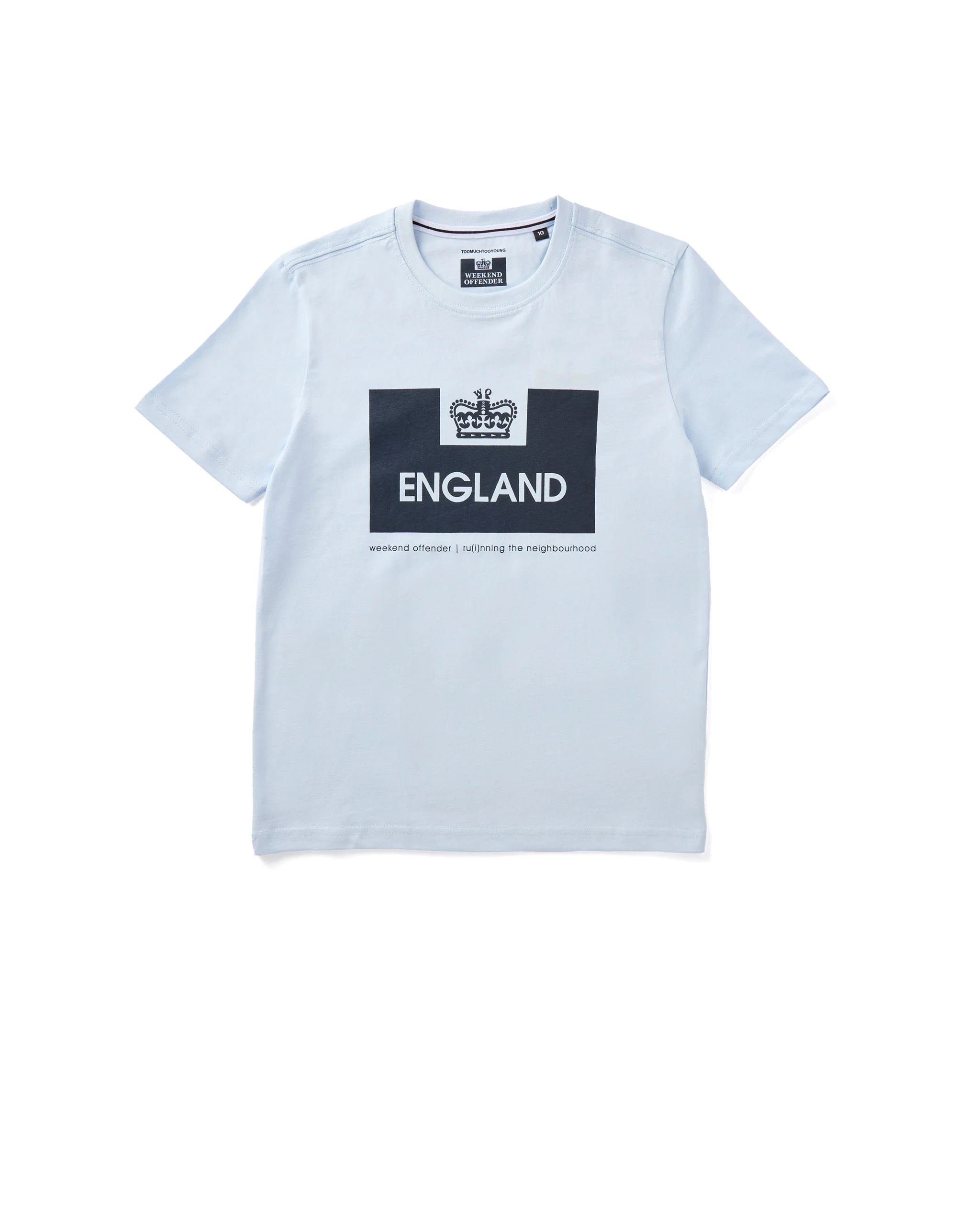 Kids Country Series England T-Shirt Sky Blue