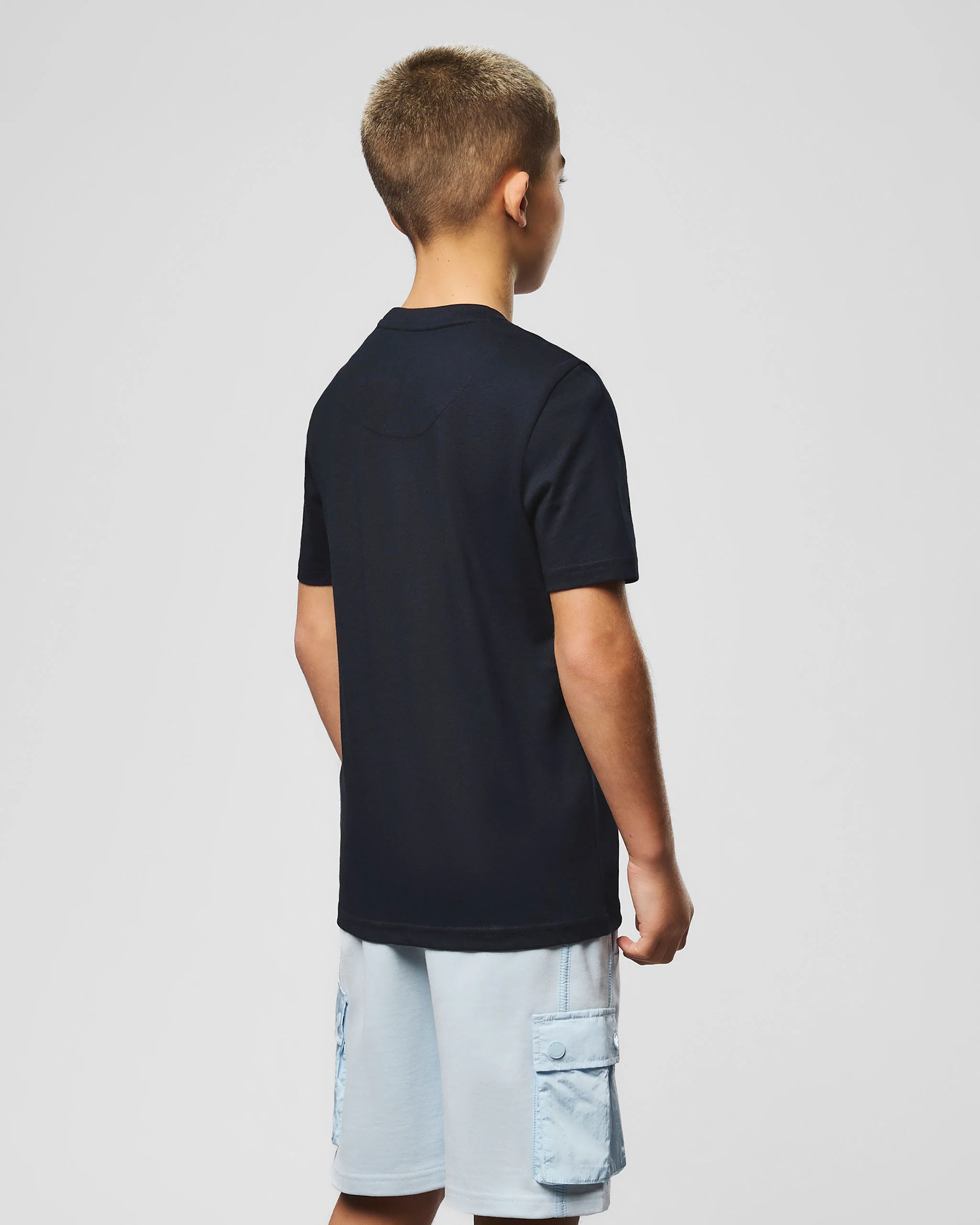 Kids D'arblay Graphic T-Shirt Navy - Image 5