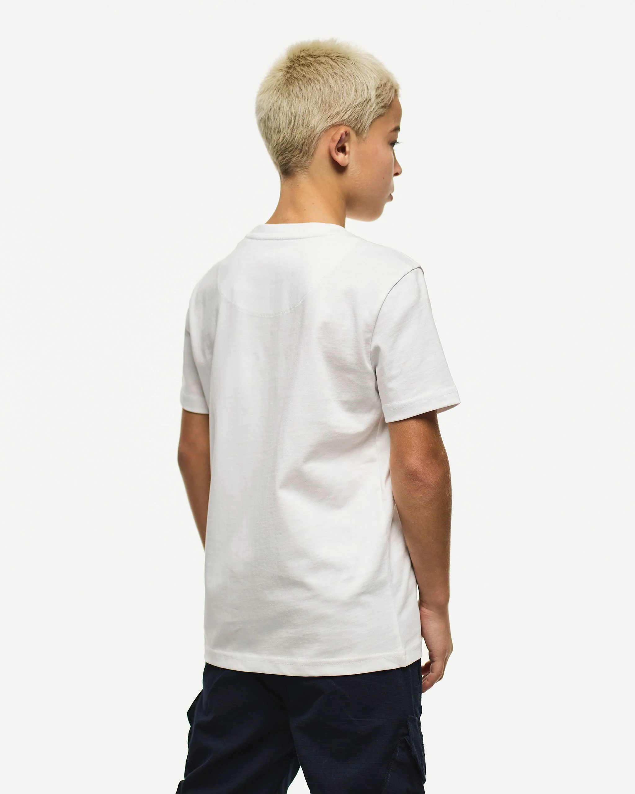 Kids Deadstock Graphic T-Shirt White - Image 4