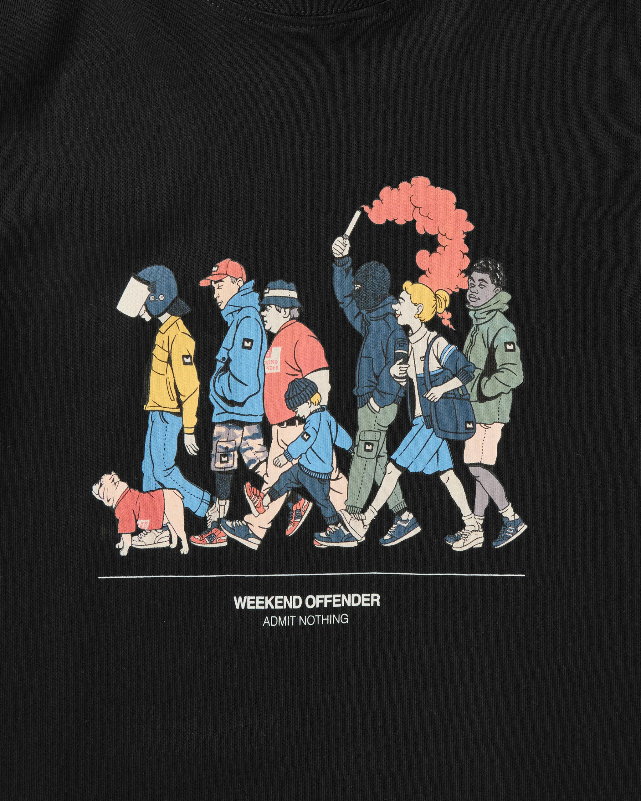 Kids Everyone Graphic T-Shirt Black - Image 2