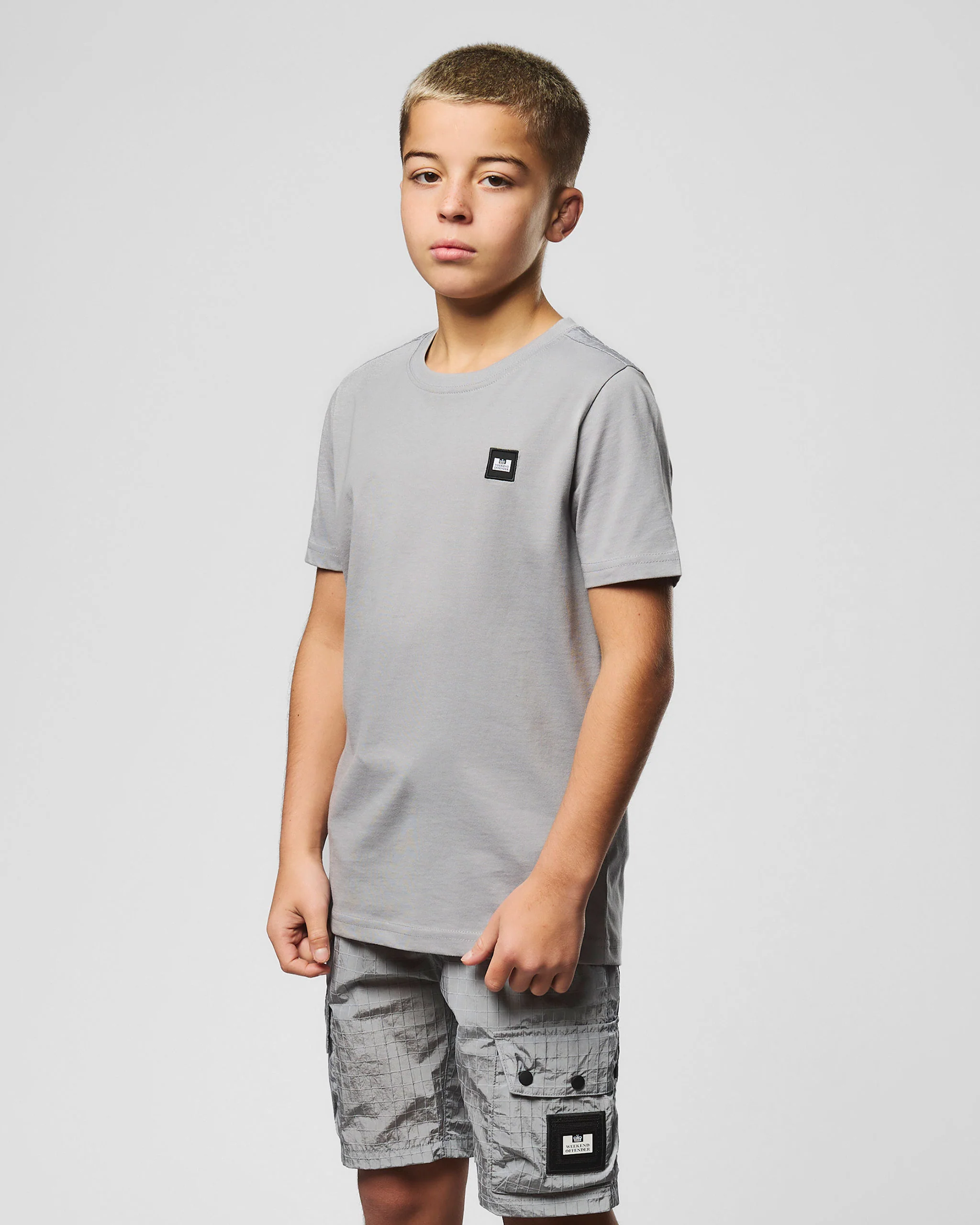 Kids Garcia T-Shirt Smokey Grey - Image 3