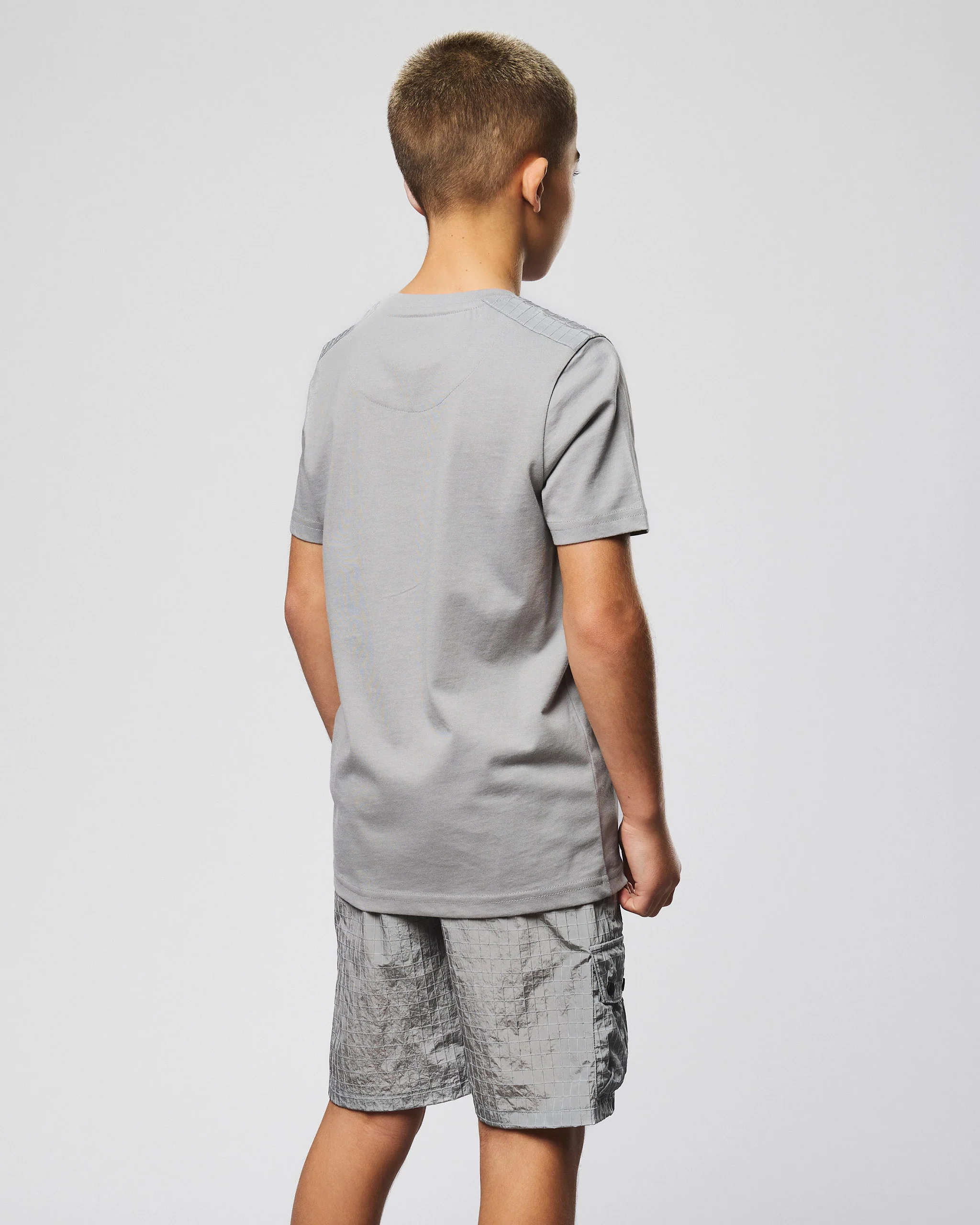 Kids Garcia T-Shirt Smokey Grey - Image 4