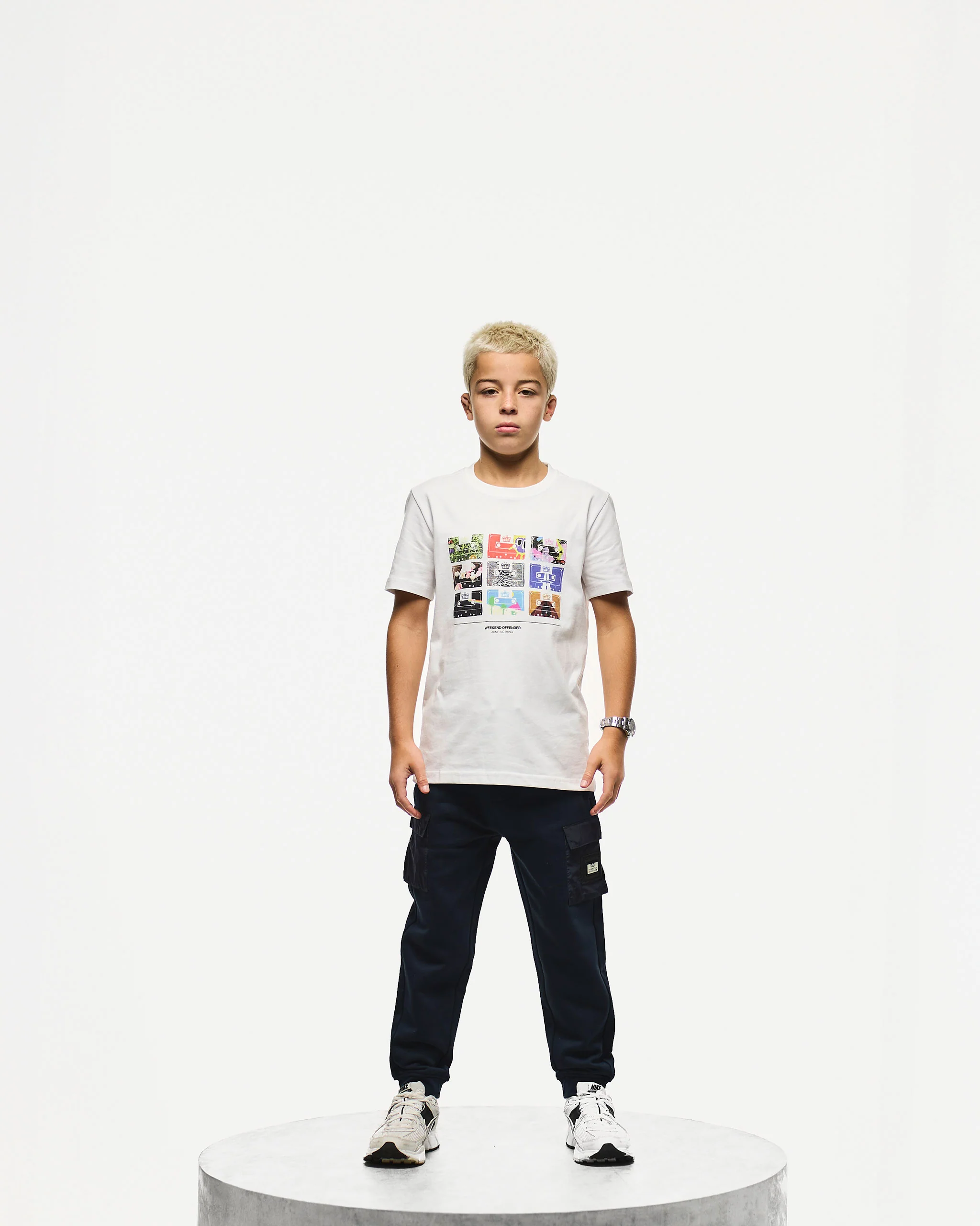 Kids Hanover Graphic T-Shirt White - Image 2