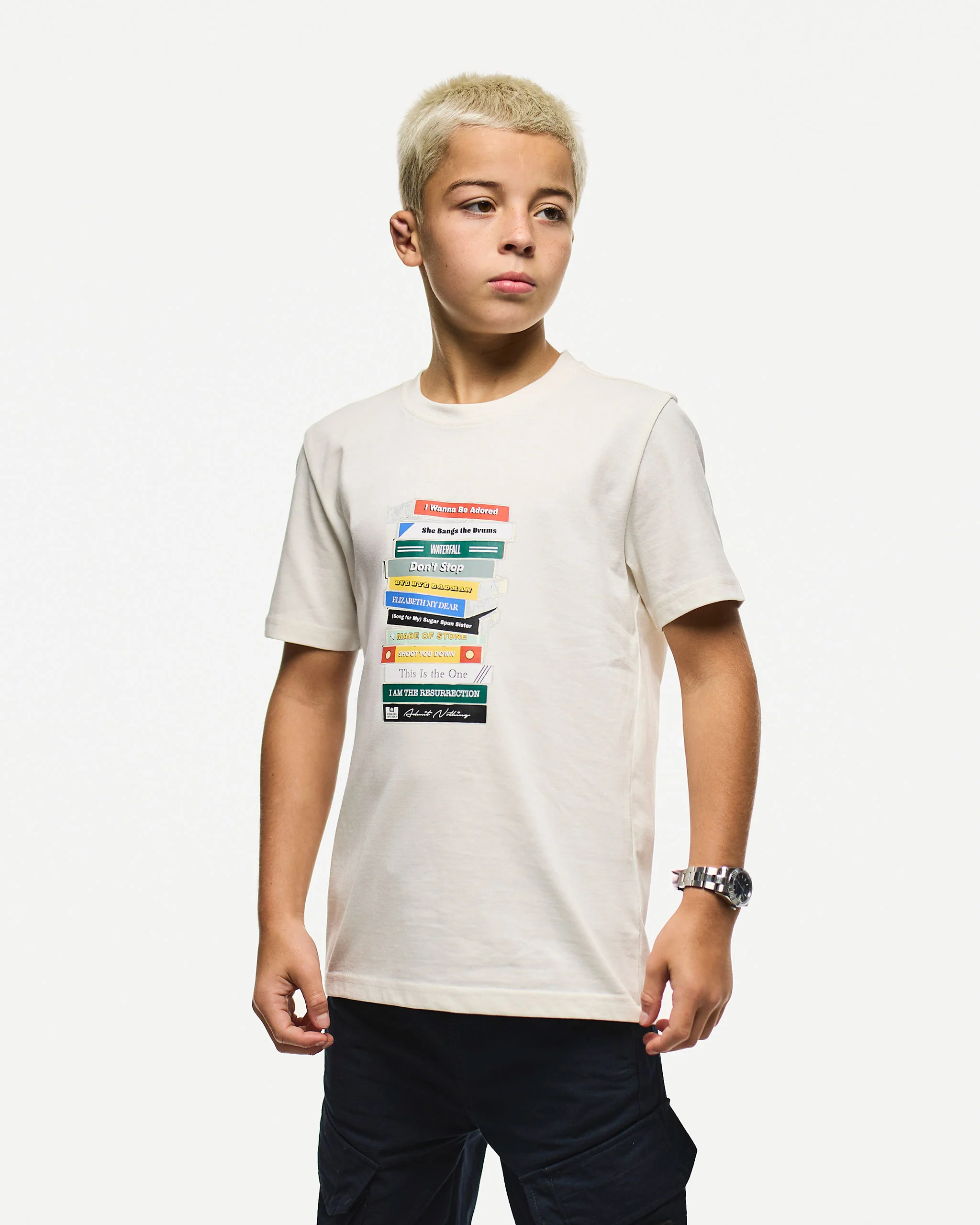 Kids Limone Graphic T-Shirt Ghost - Image 3