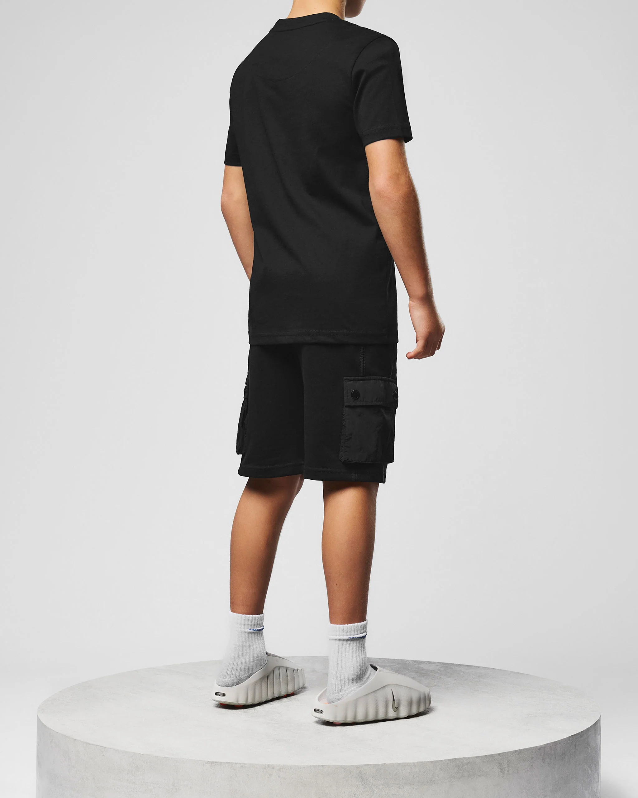 Kids Nor'Easter Jogger Shorts Black - Image 4