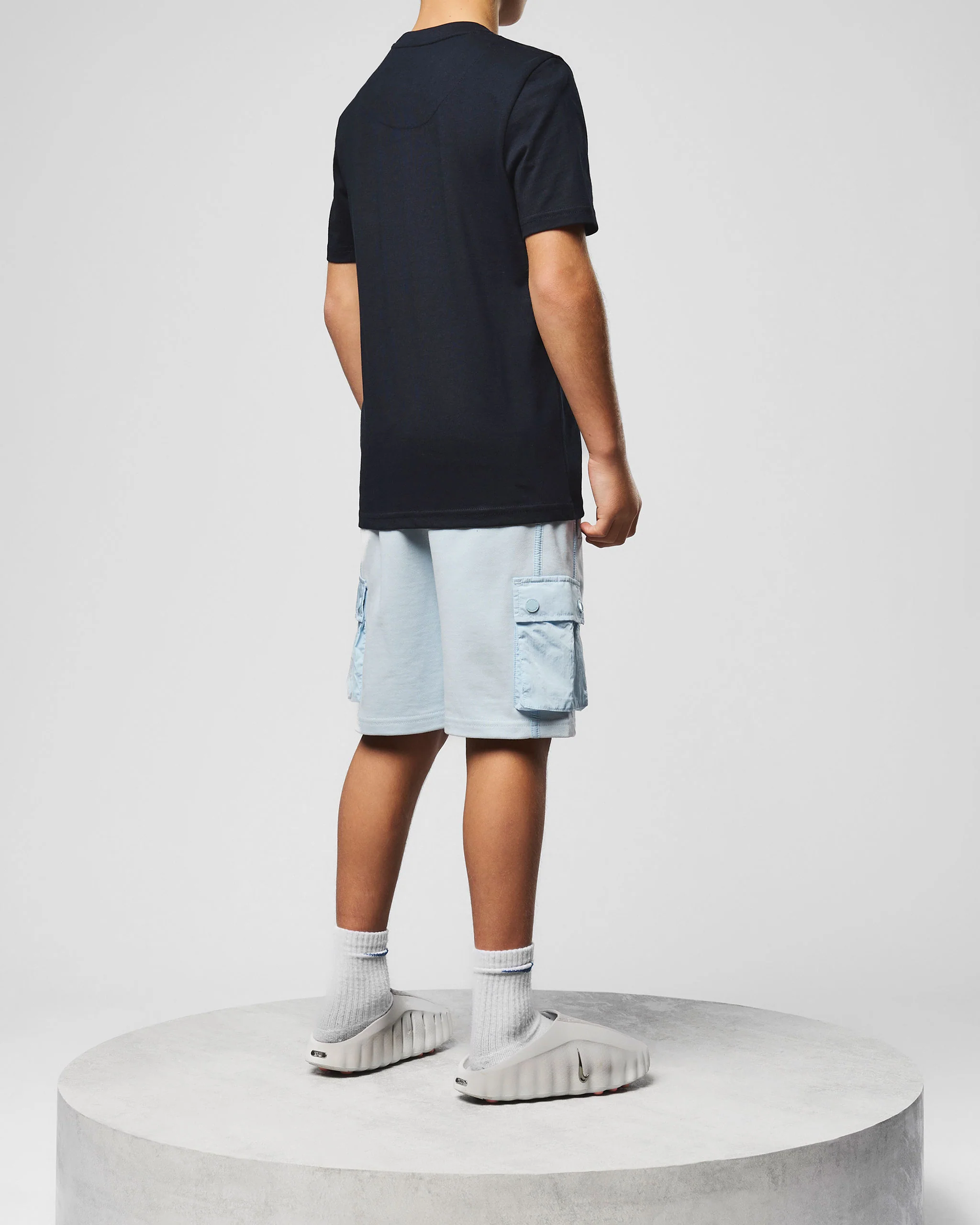 Kids Nor'Easter Jogger Shorts Sky Blue - Image 4