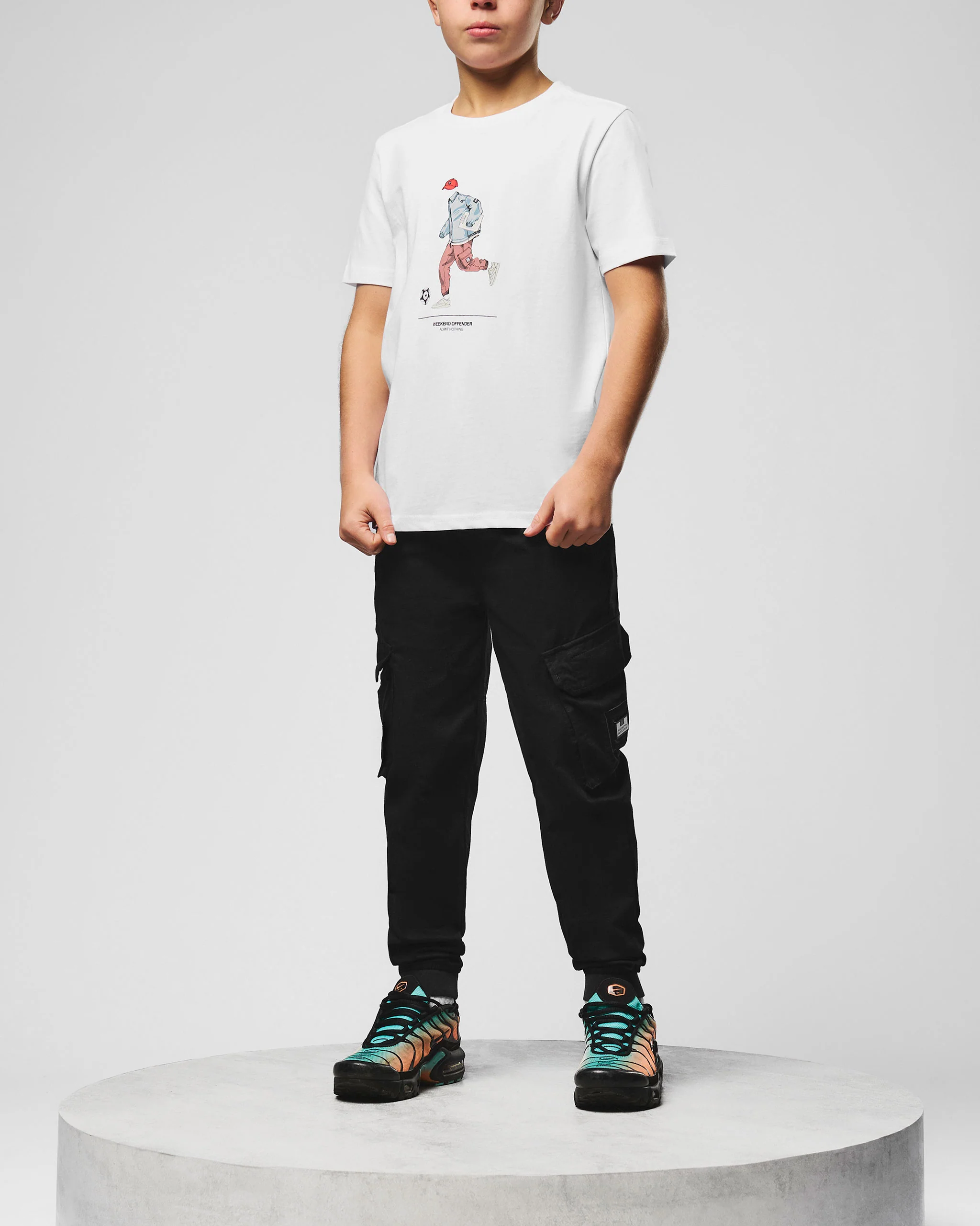 Kids Pianemo Cargo Pants Black - Image 4