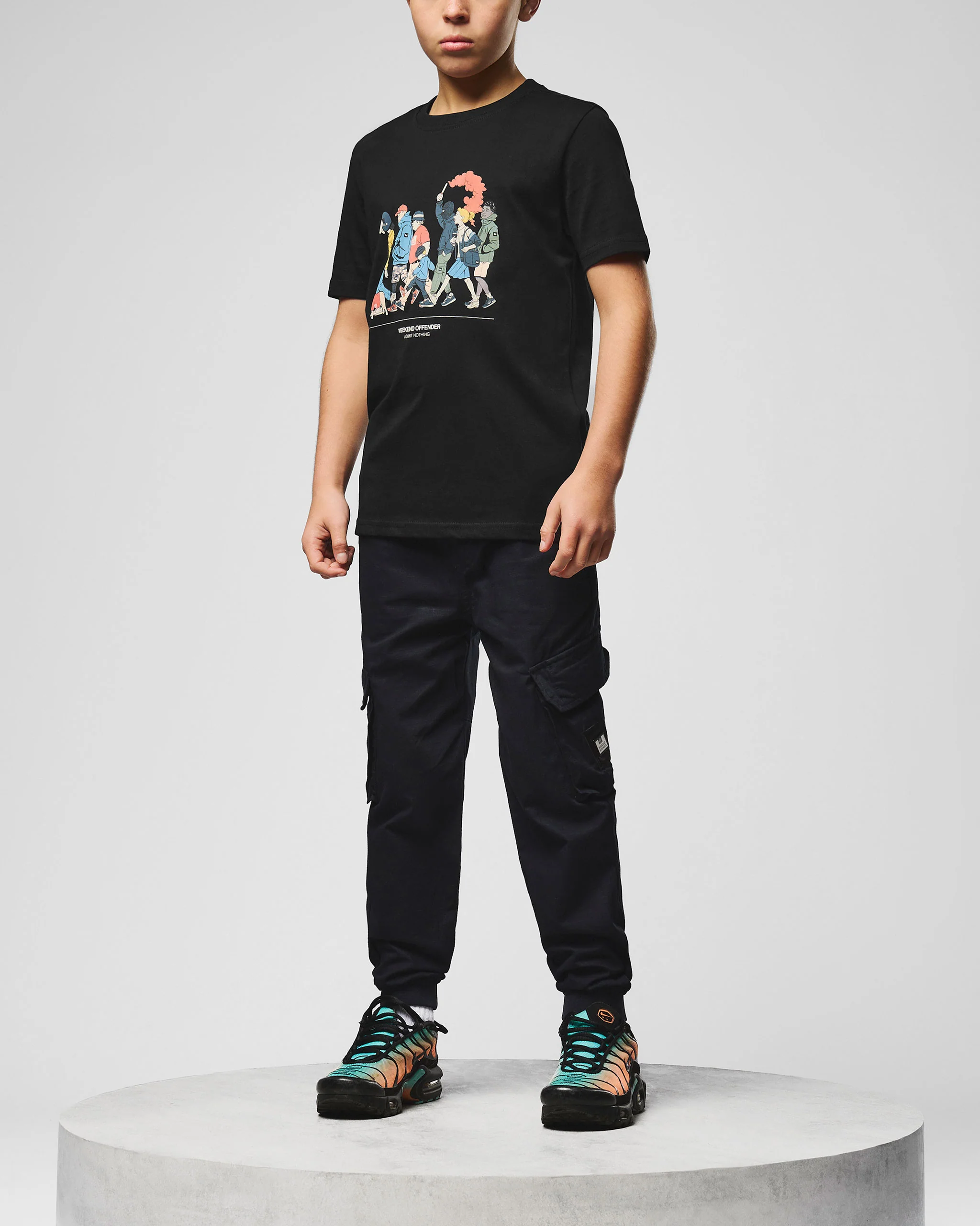 Kids Pianemo Cargo Pants Navy - Image 3