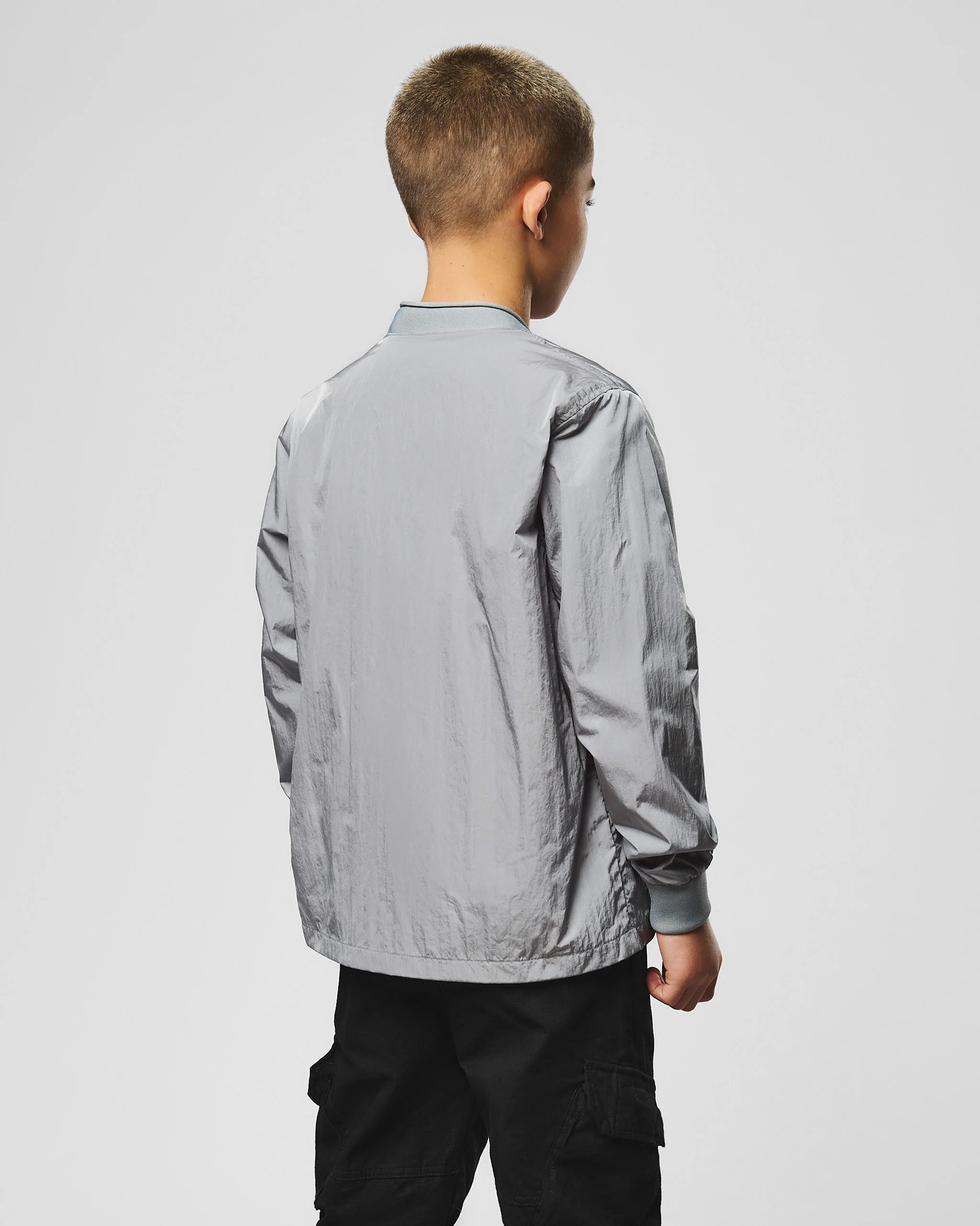 Kids Ronson Over-Shirt Smokey Grey - Image 4