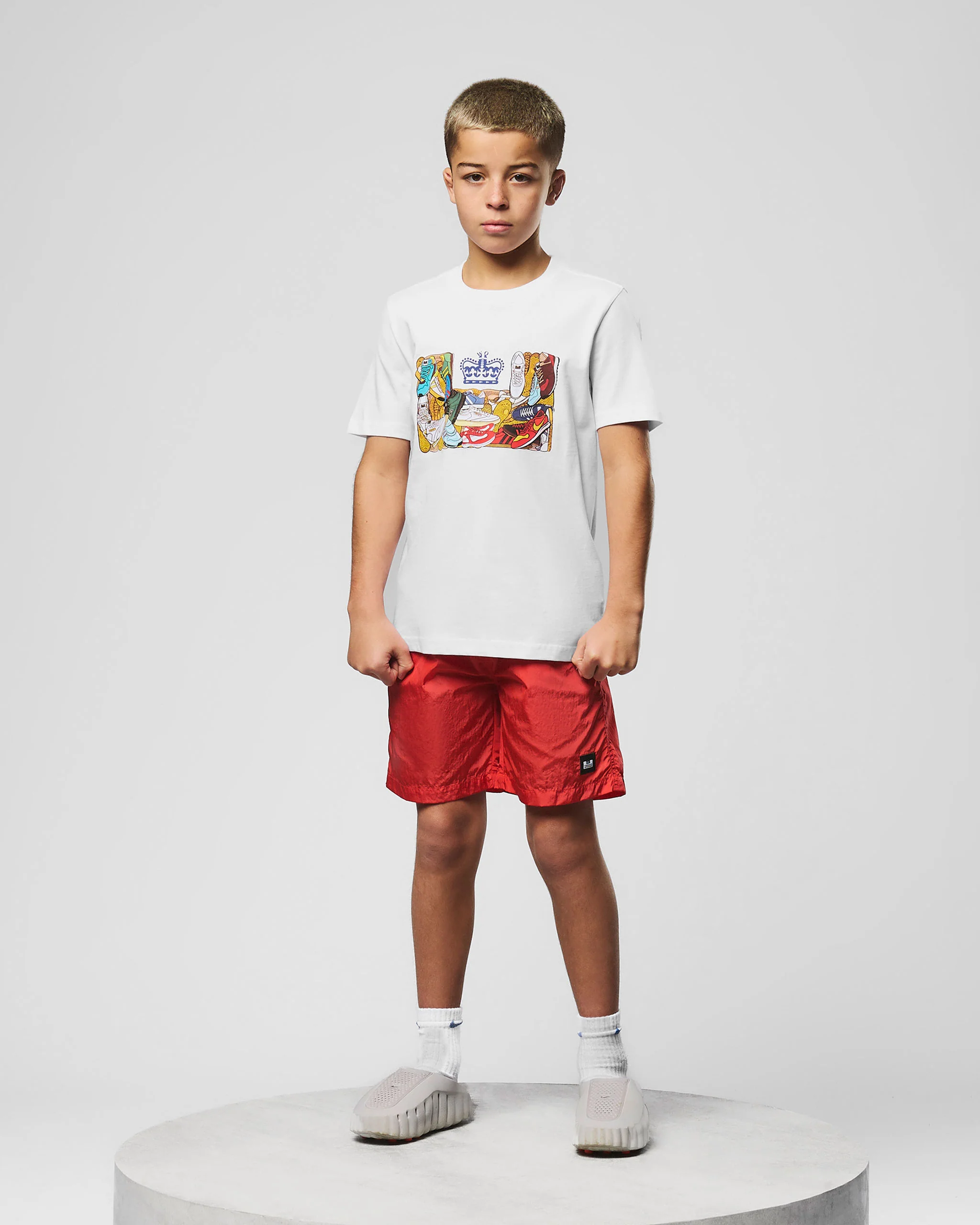 Kids Stacks Swim Shorts Watermelon - Image 2