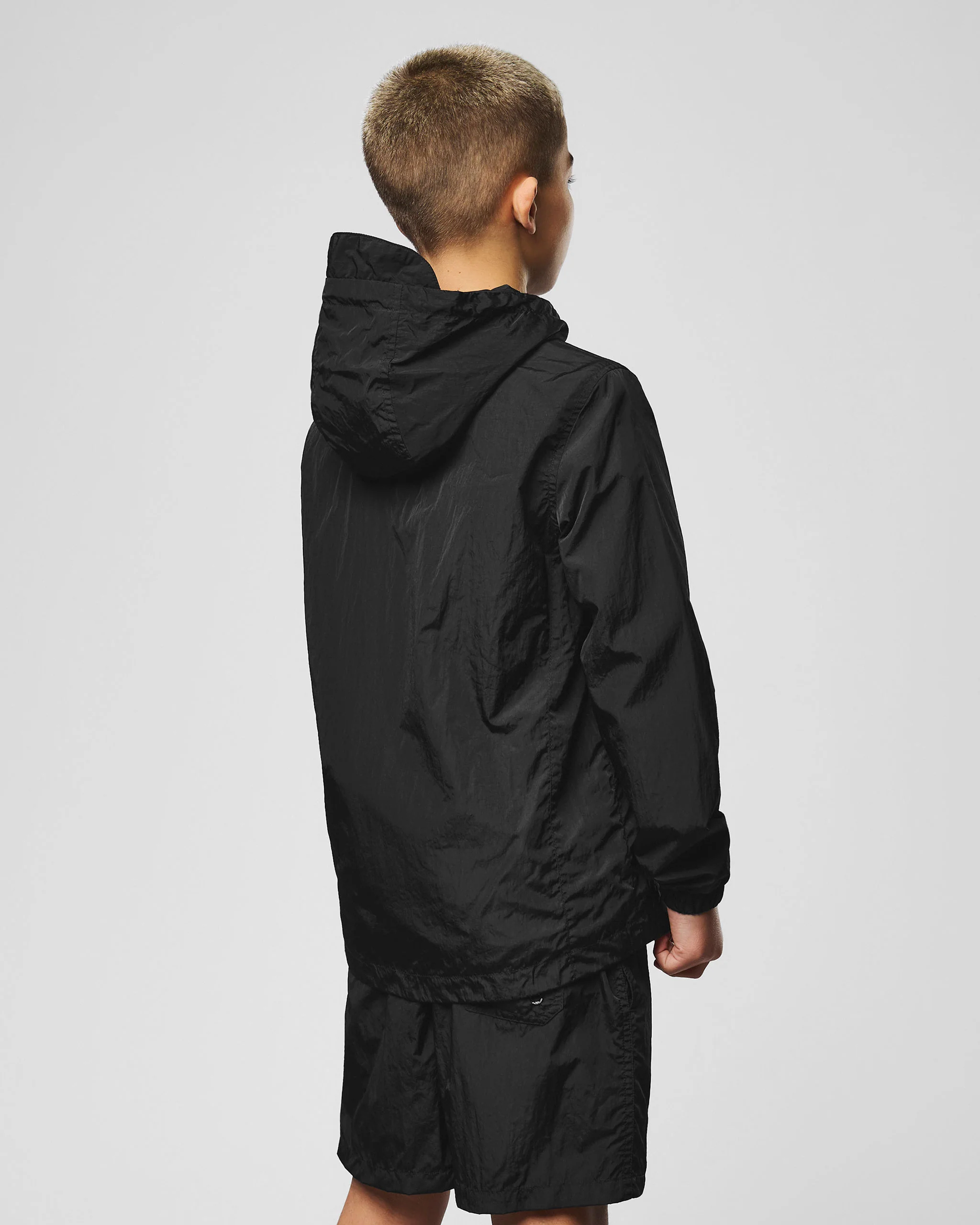 Kids Technician Mesh Lined Jacket Black - Image 4