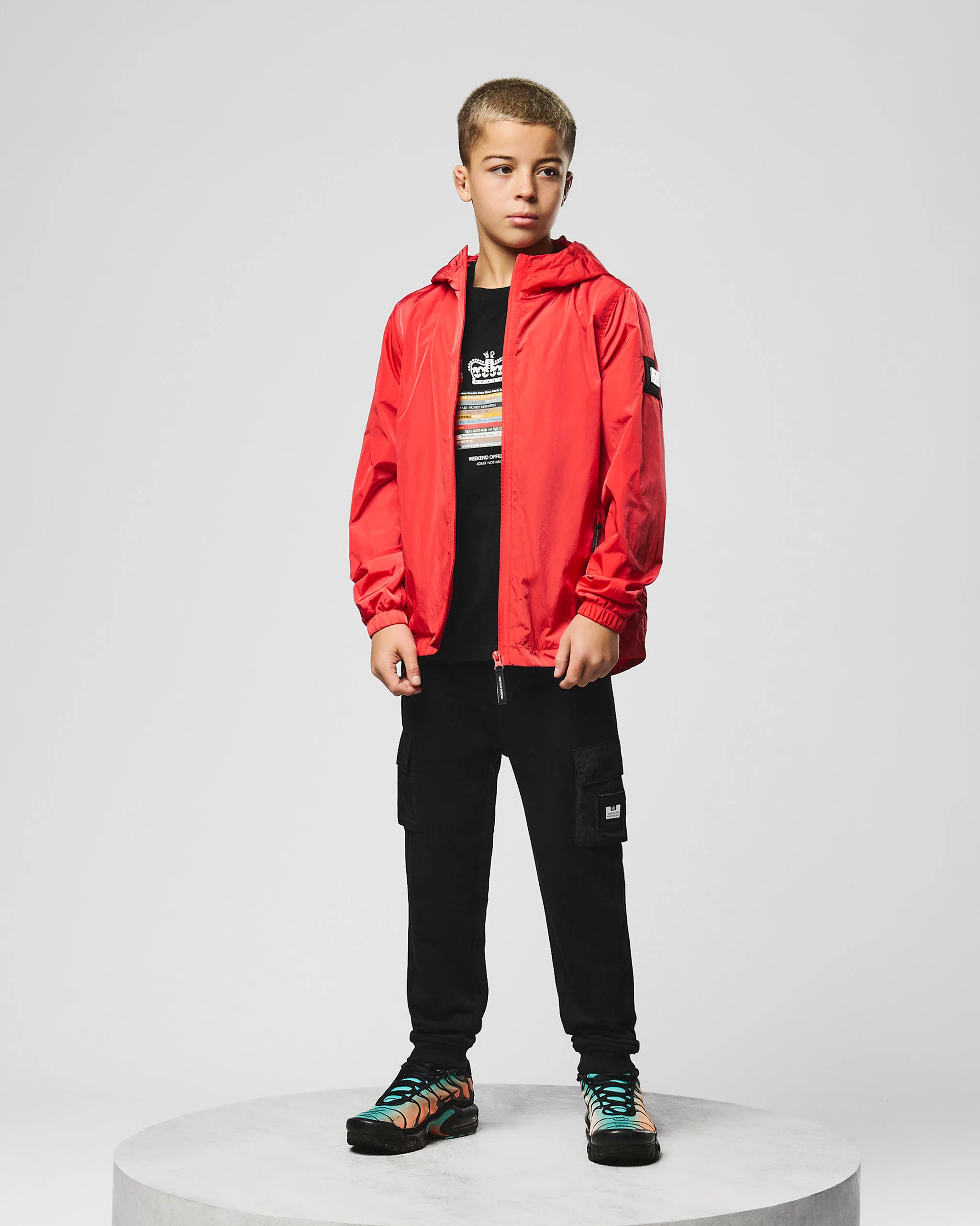 Kids Technician Mesh Lined Jacket Watermelon - Image 2