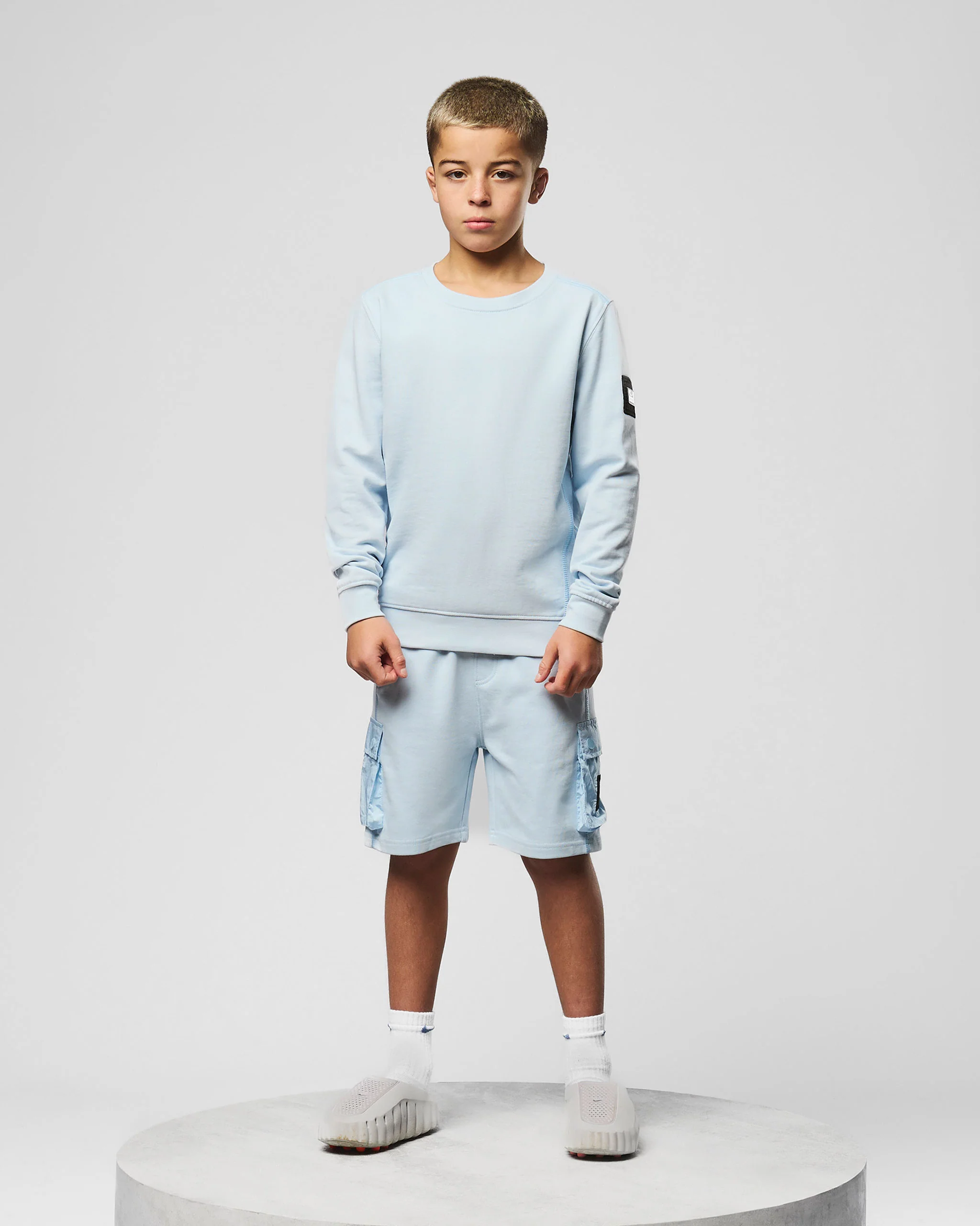 Kids Thunder Sweatshirt Sky Blue - Image 3