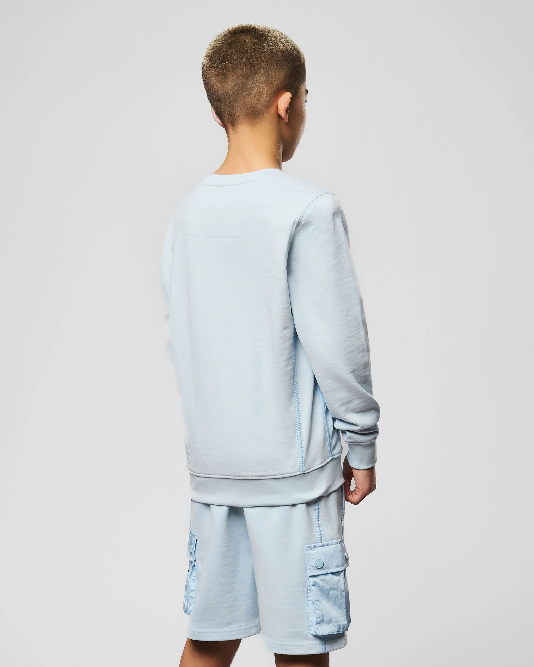Kids Thunder Sweatshirt Sky Blue - Image 4