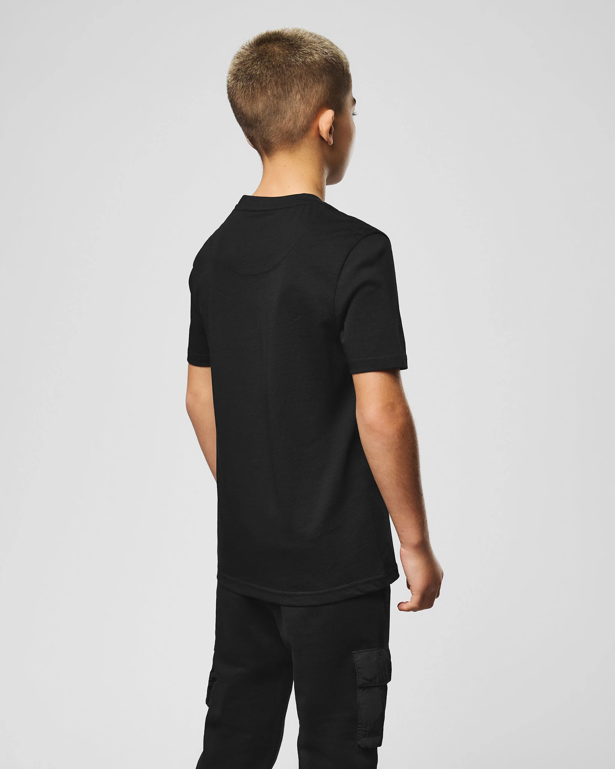 Kids Vinyl Graphic T-Shirt Black - Image 5