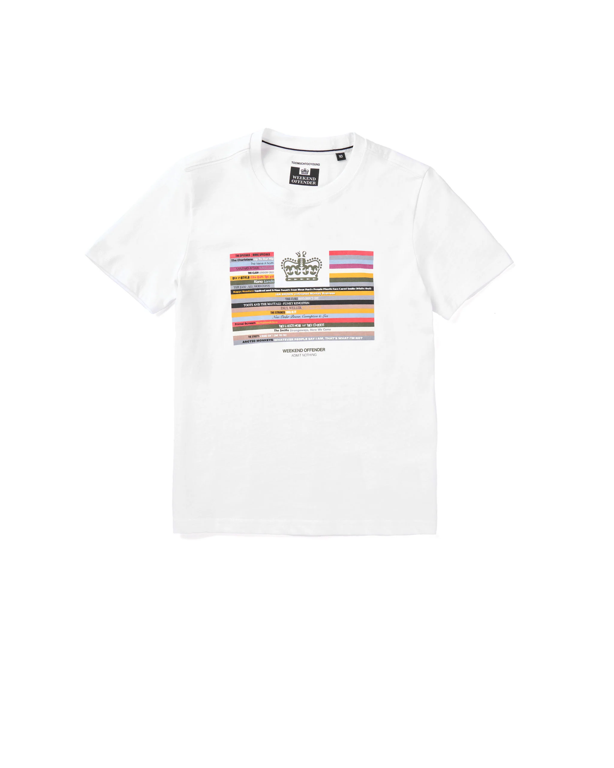 Kids Vinyl Graphic T-Shirt White
