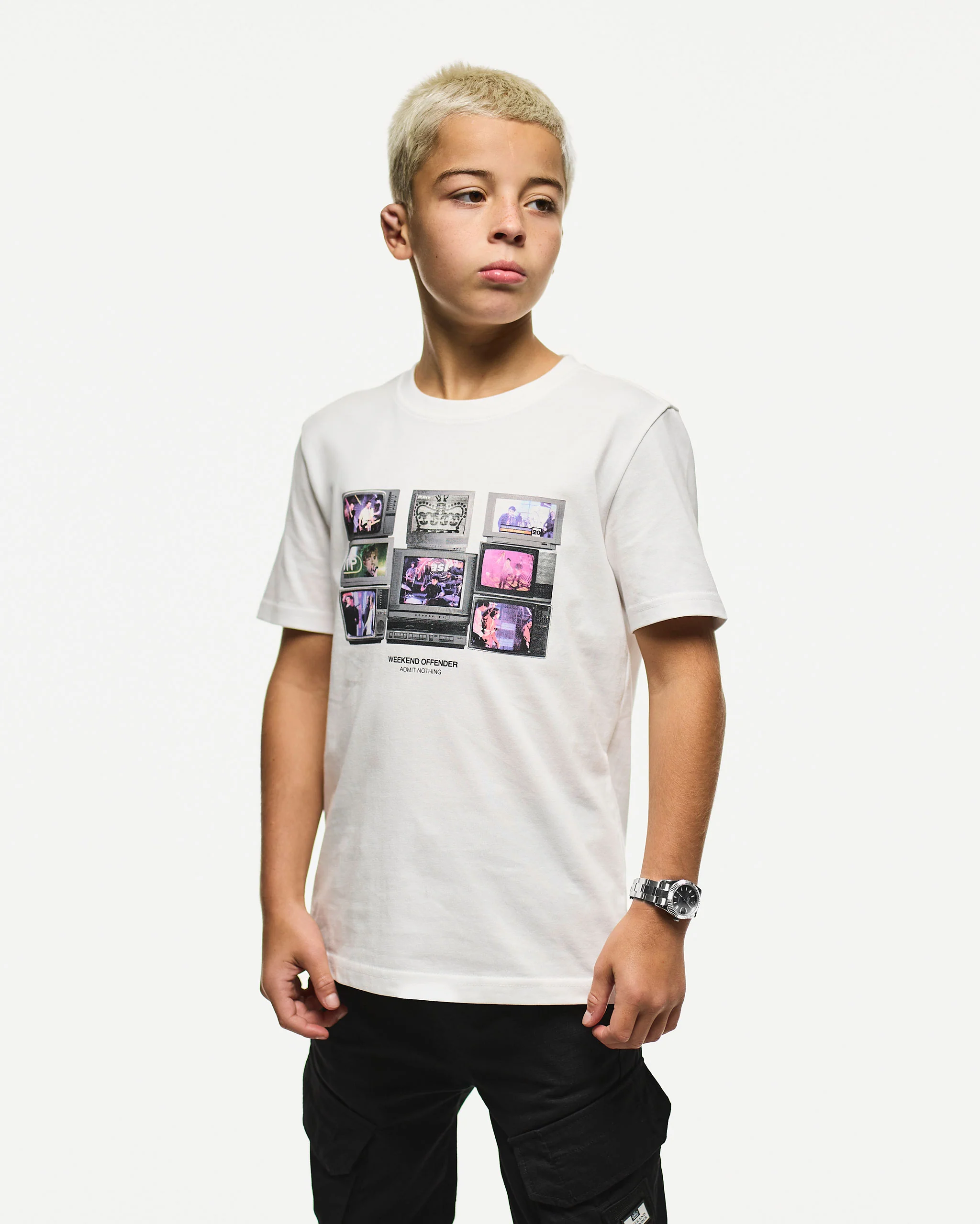 Kids Vision Graphic T-Shirt White - Image 3