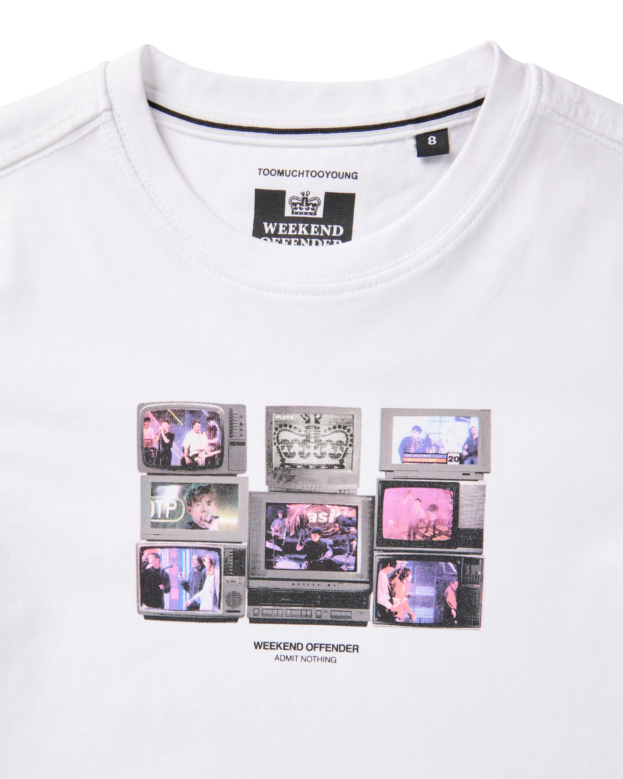 Kids Vision Graphic T-Shirt White - Image 5