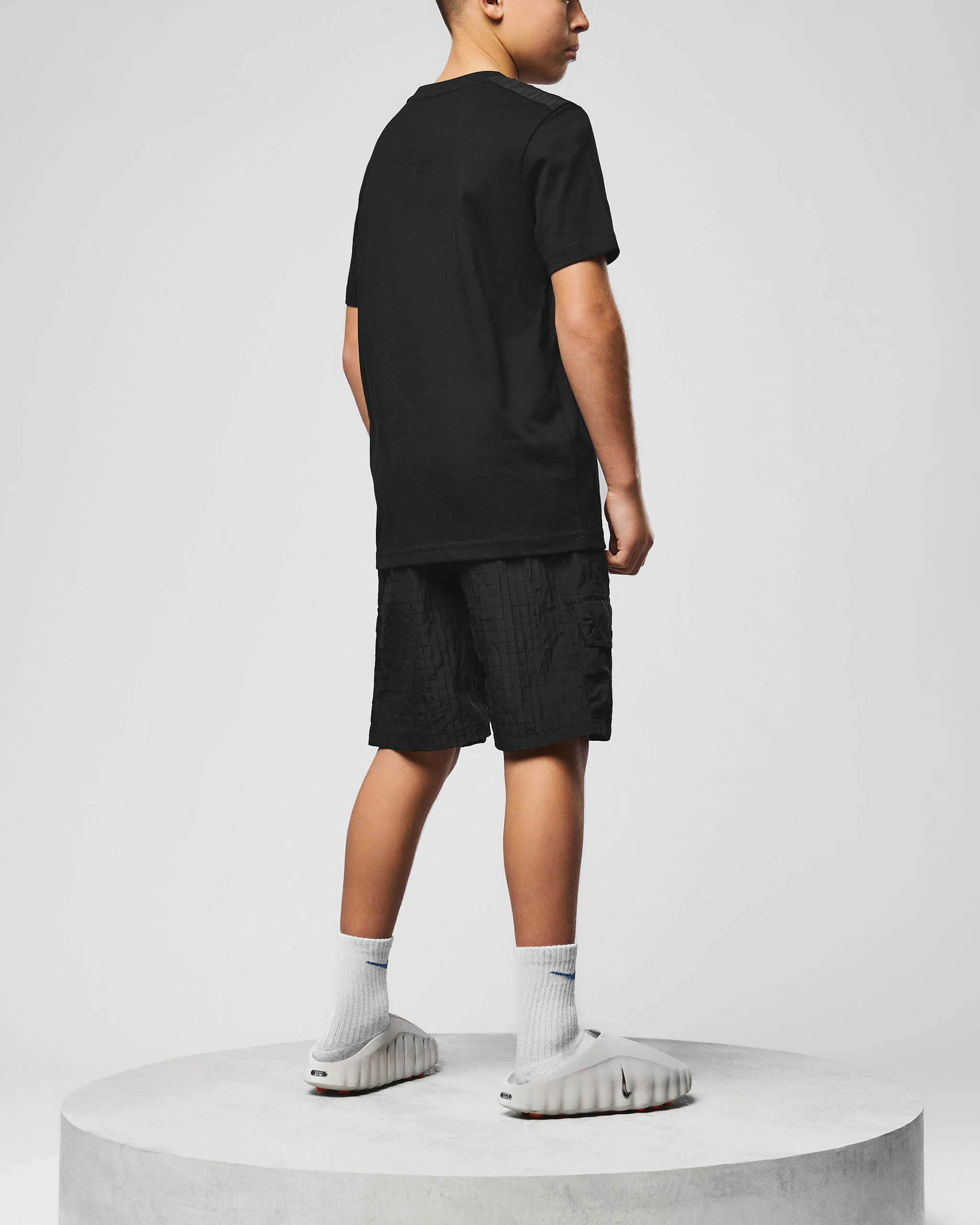 Kids Zemmouri Cargo Shorts Black - Image 4