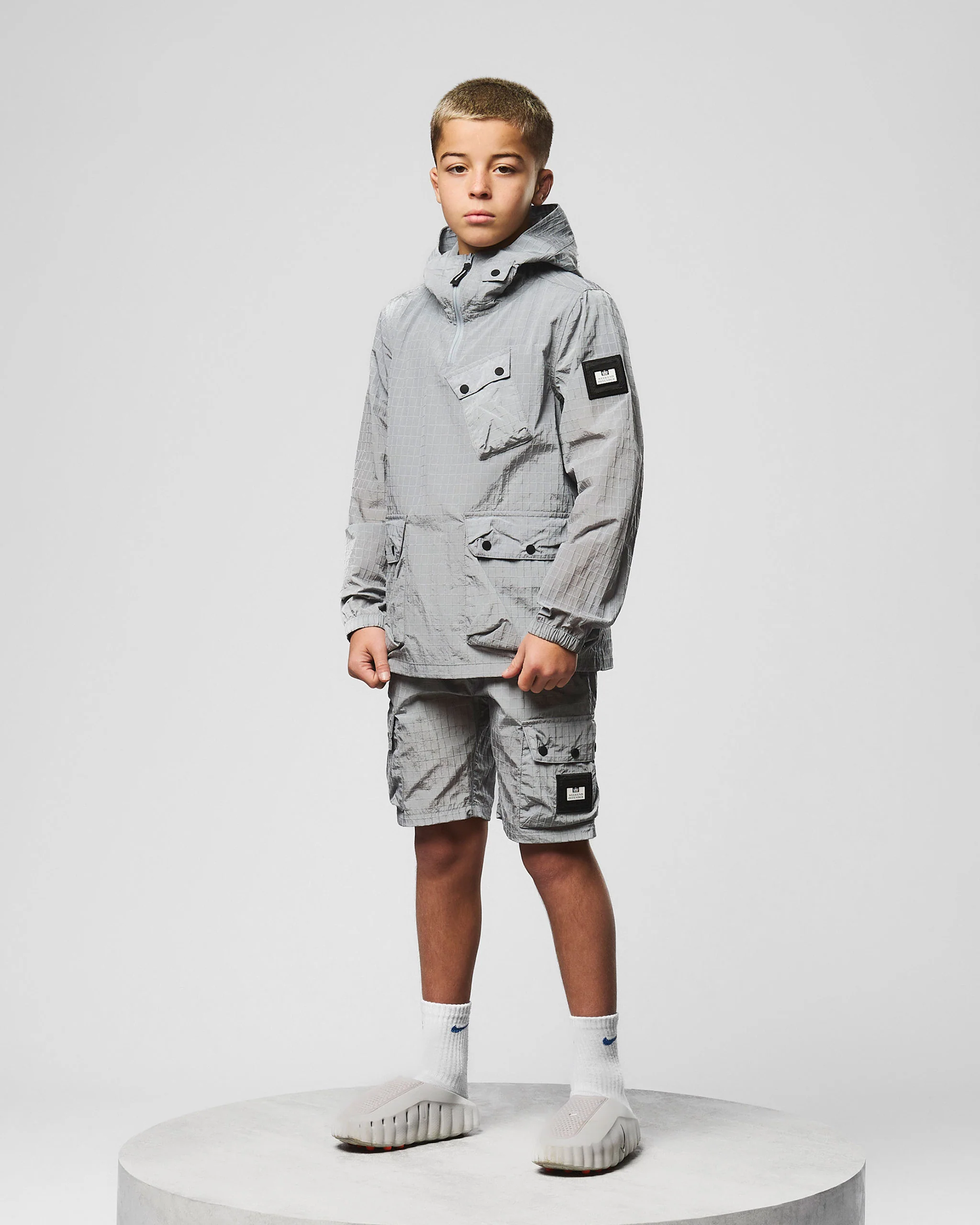 Kids Zemmouri Cargo Shorts Smokey Grey - Image 2