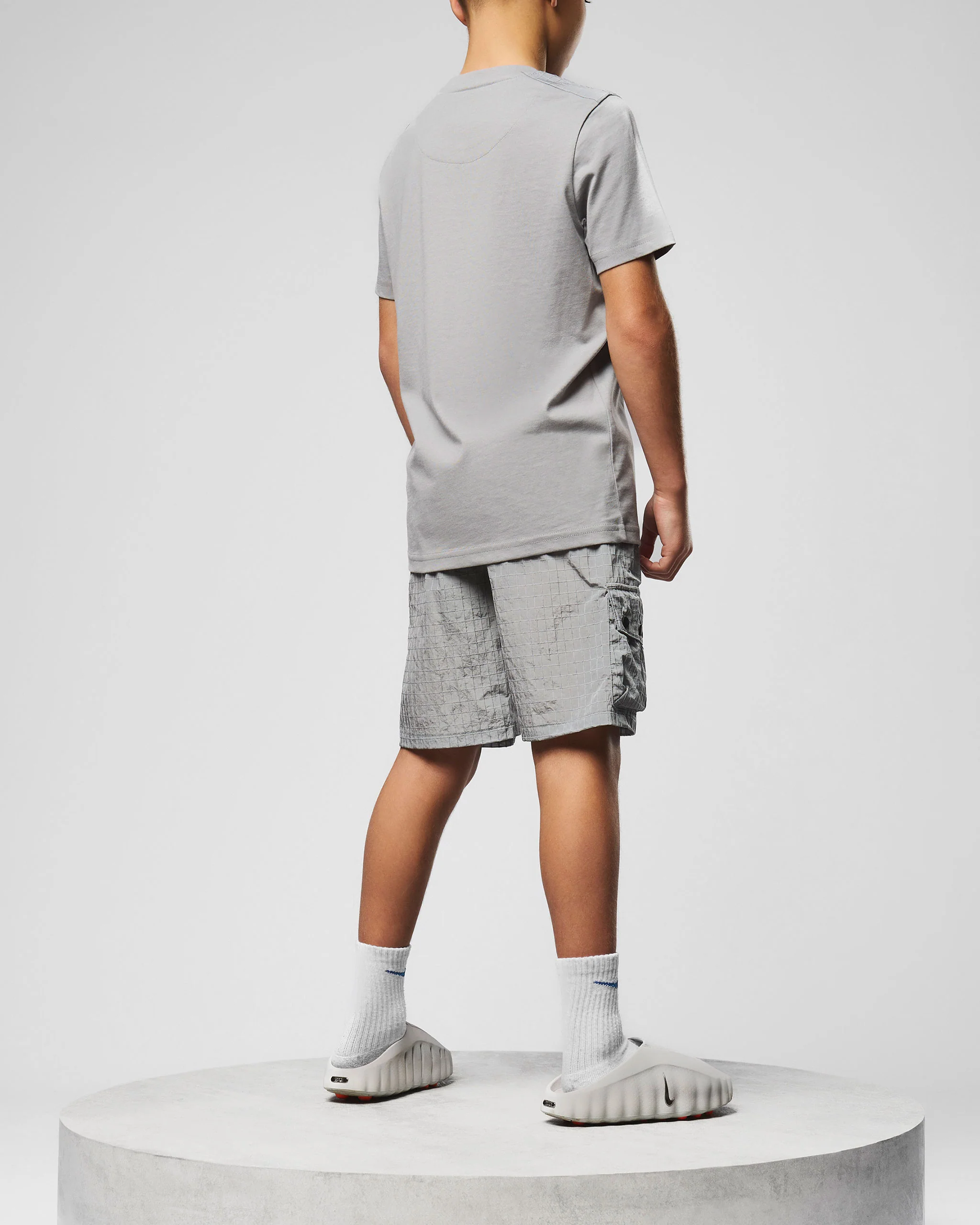 Kids Zemmouri Cargo Shorts Smokey Grey - Image 4