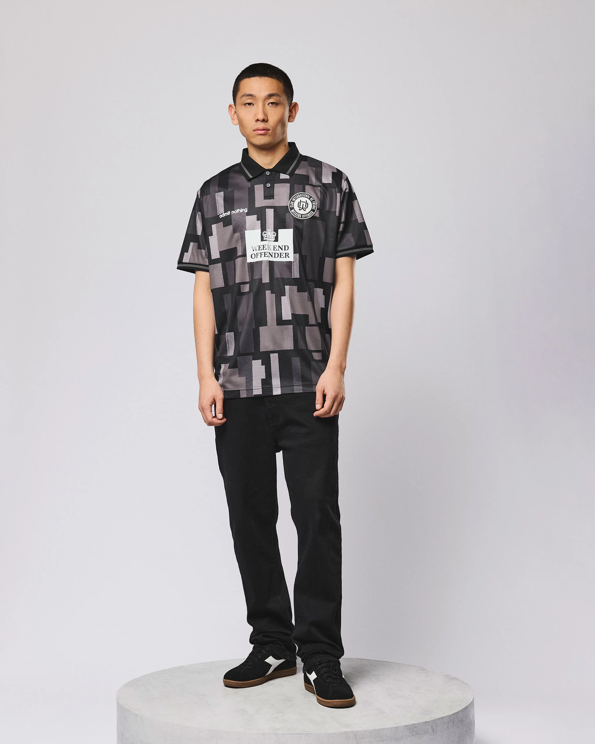 Kiffan Football Shirt Black - Image 2
