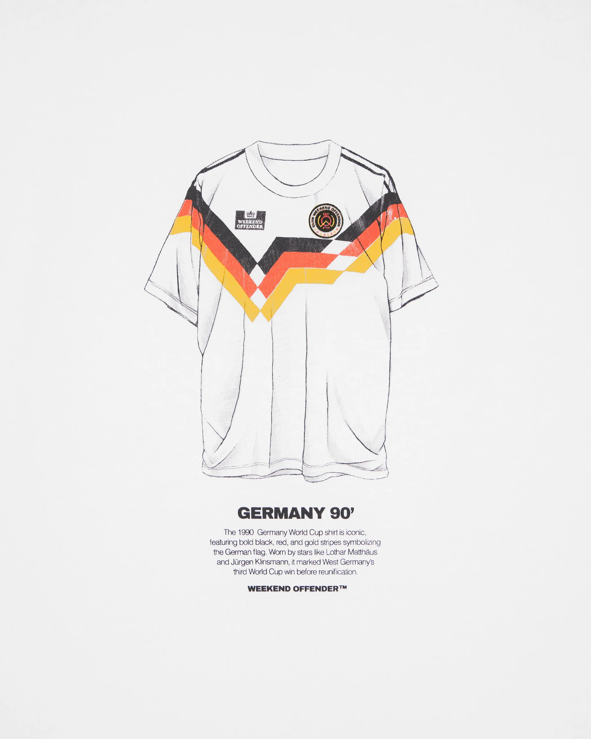 Klinsmann Graphic T-Shirt White - Image 2
