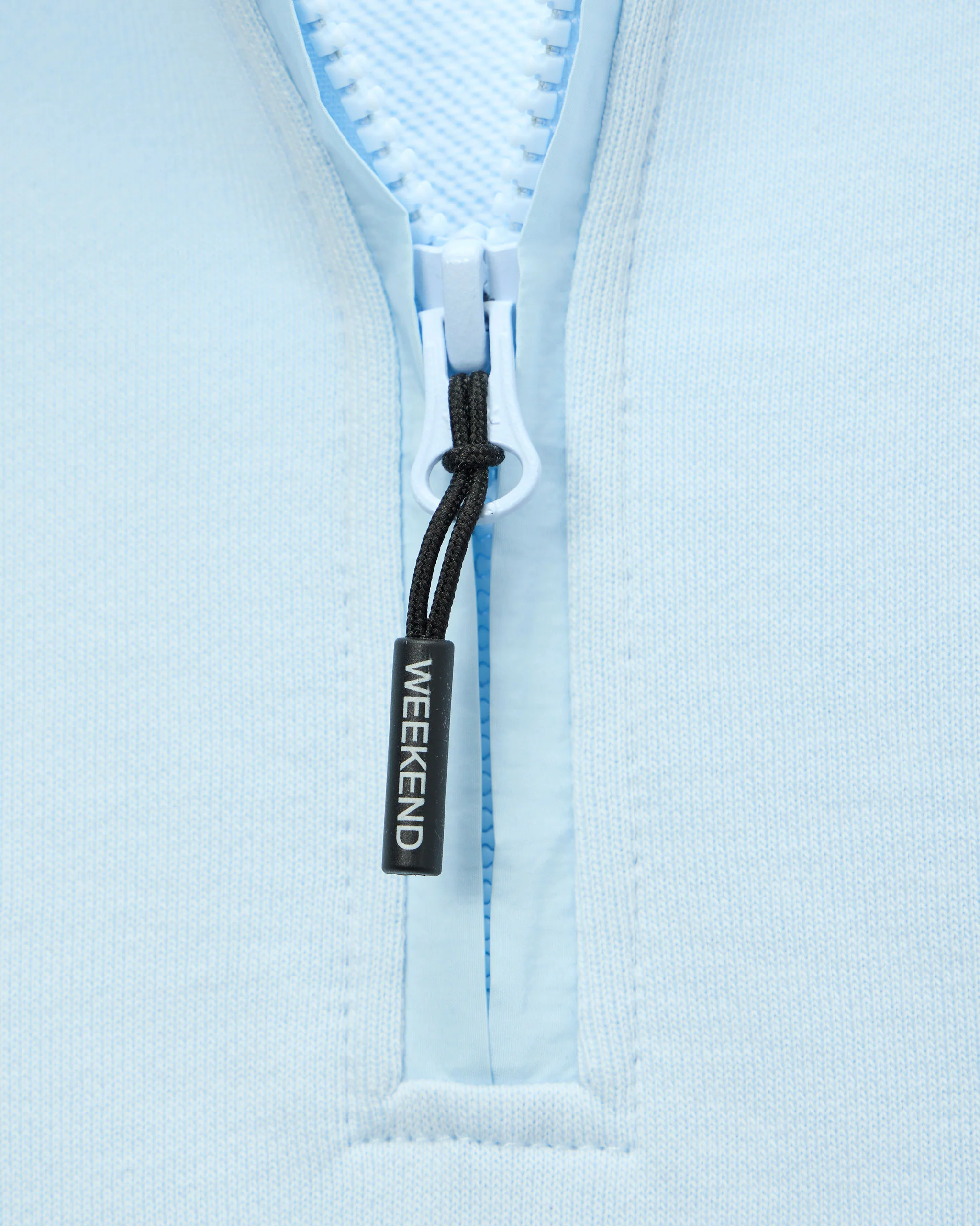 Kraviz Quarter Zip Sweatshirt Sky Blue - Image 6
