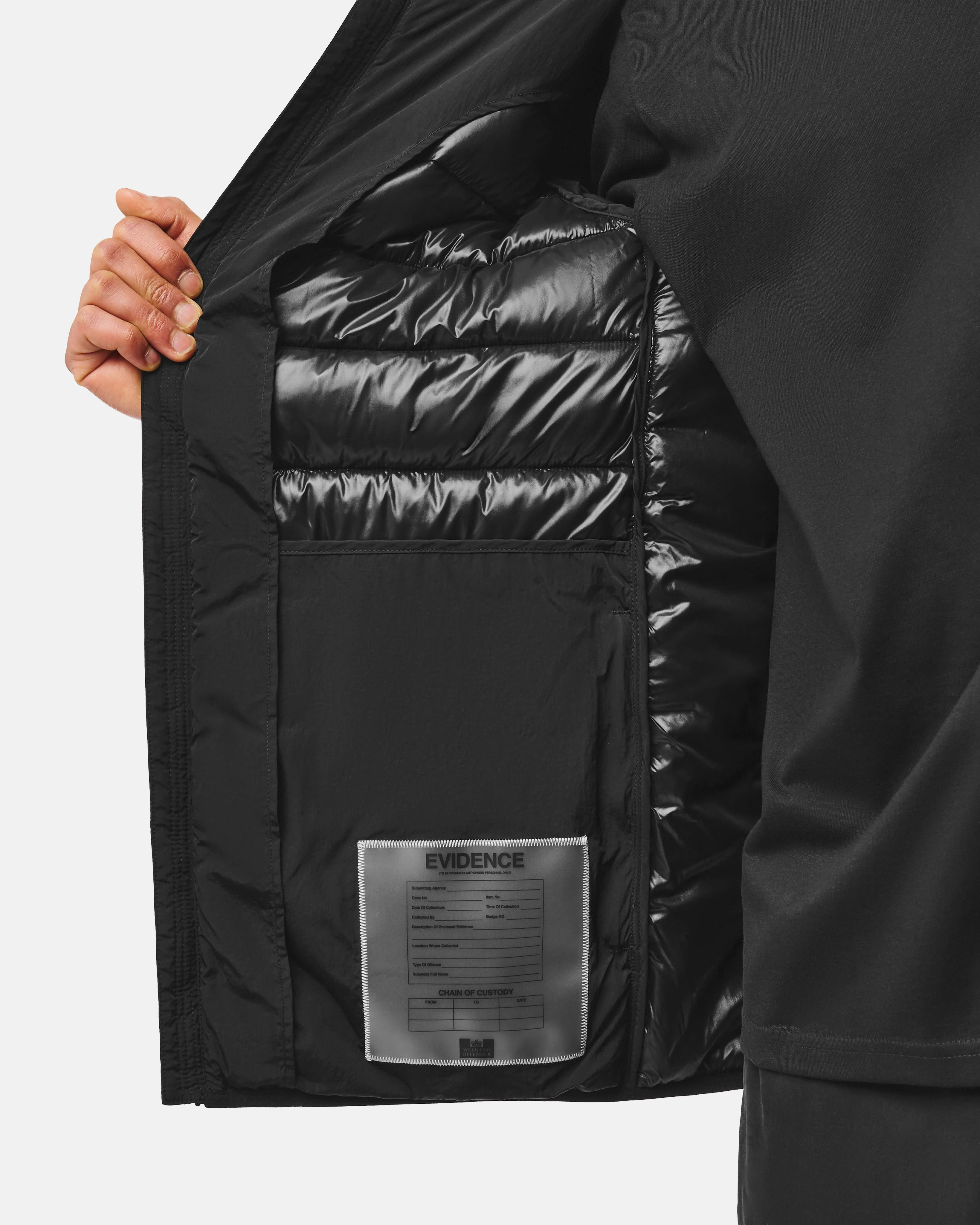 La Guardia Puffer Jacket Black - Image 3