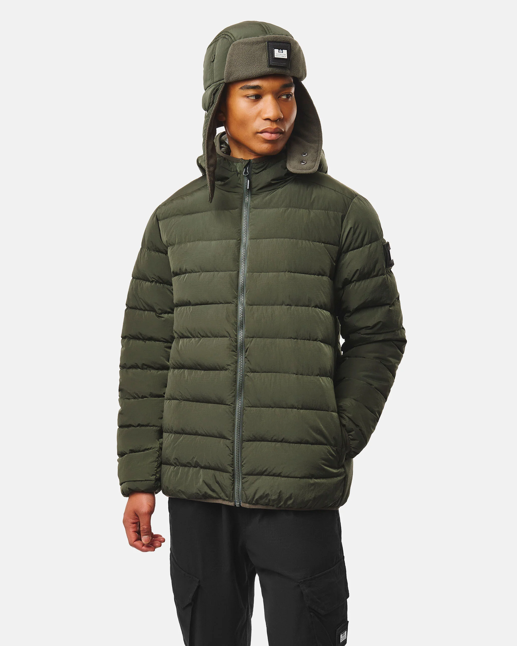 La Guardia Puffer Jacket Black Forest Green - Image 2