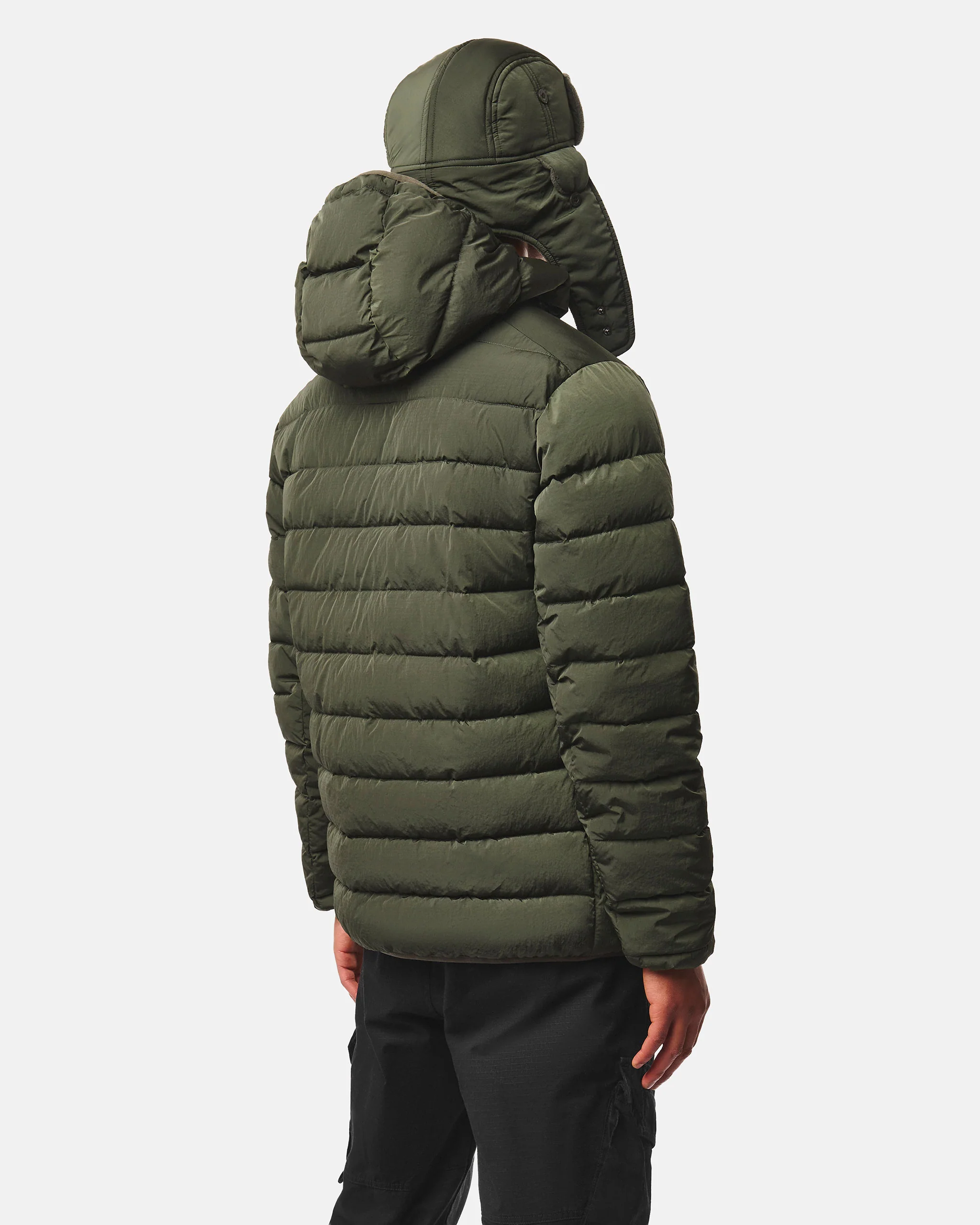 La Guardia Puffer Jacket Black Forest Green - Image 5