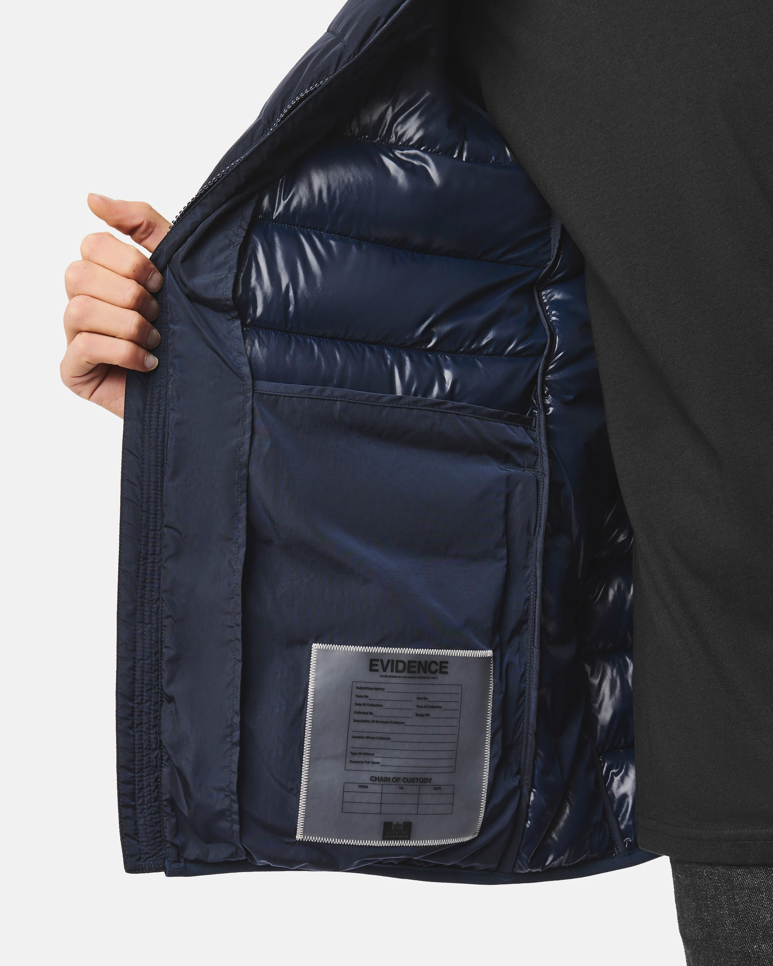 La Guardia Puffer Jacket Navy - Image 3
