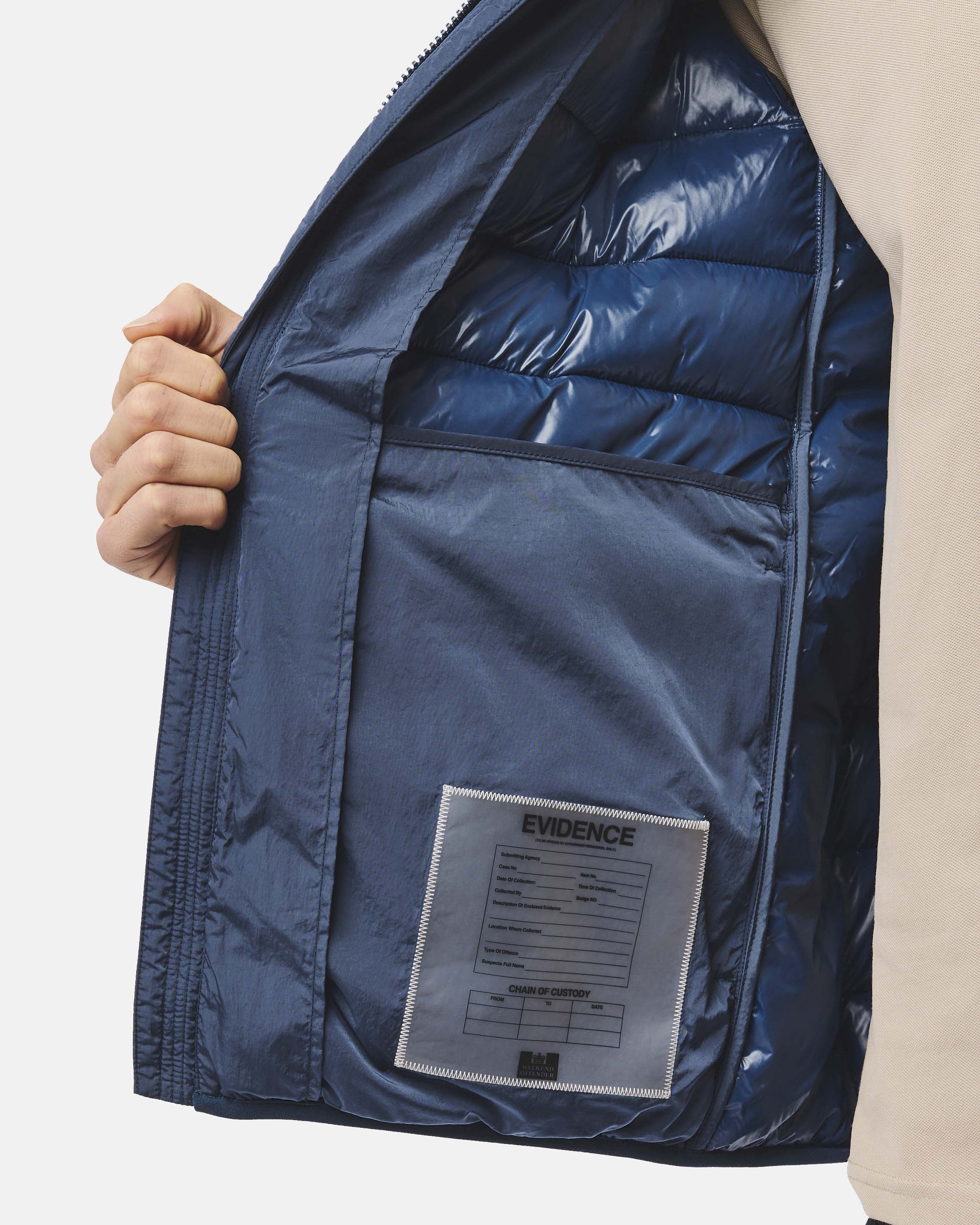 La Guardia Puffer Jacket Lagoon Blue - Image 3