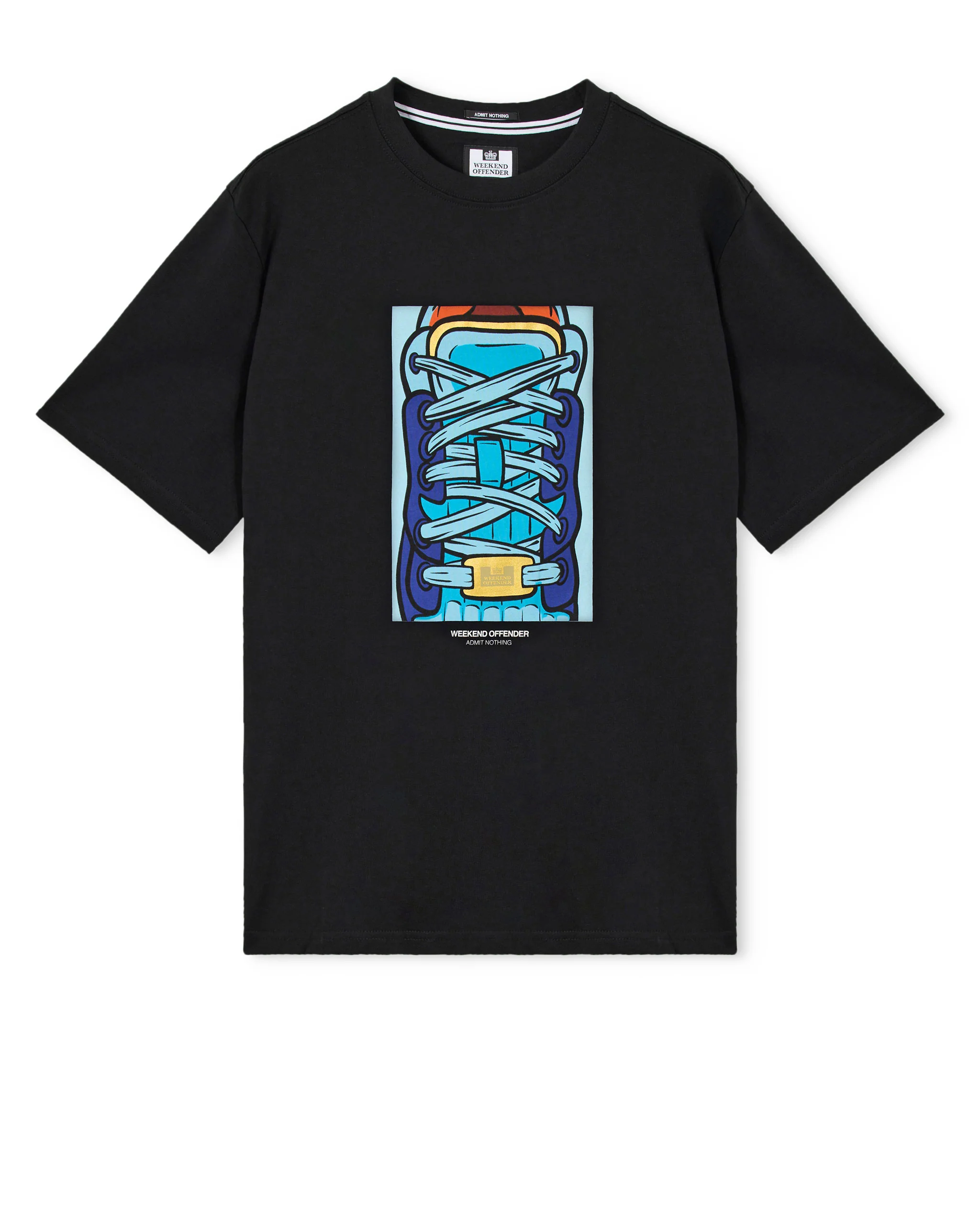 Laces Graphic T-Shirt Black