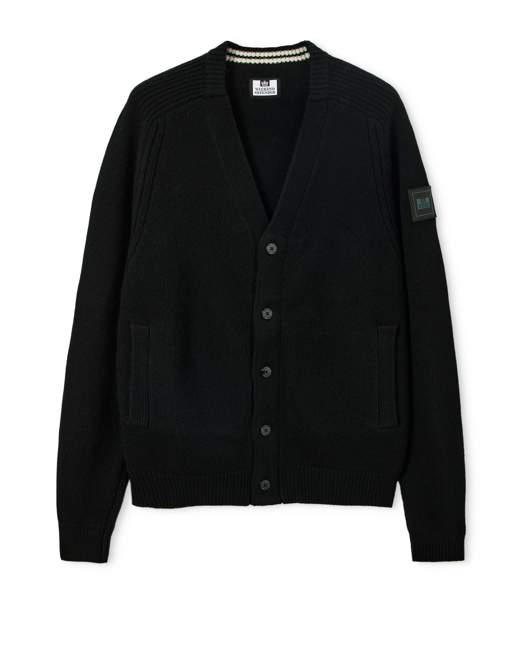 Lauda Wool Cardigan Black