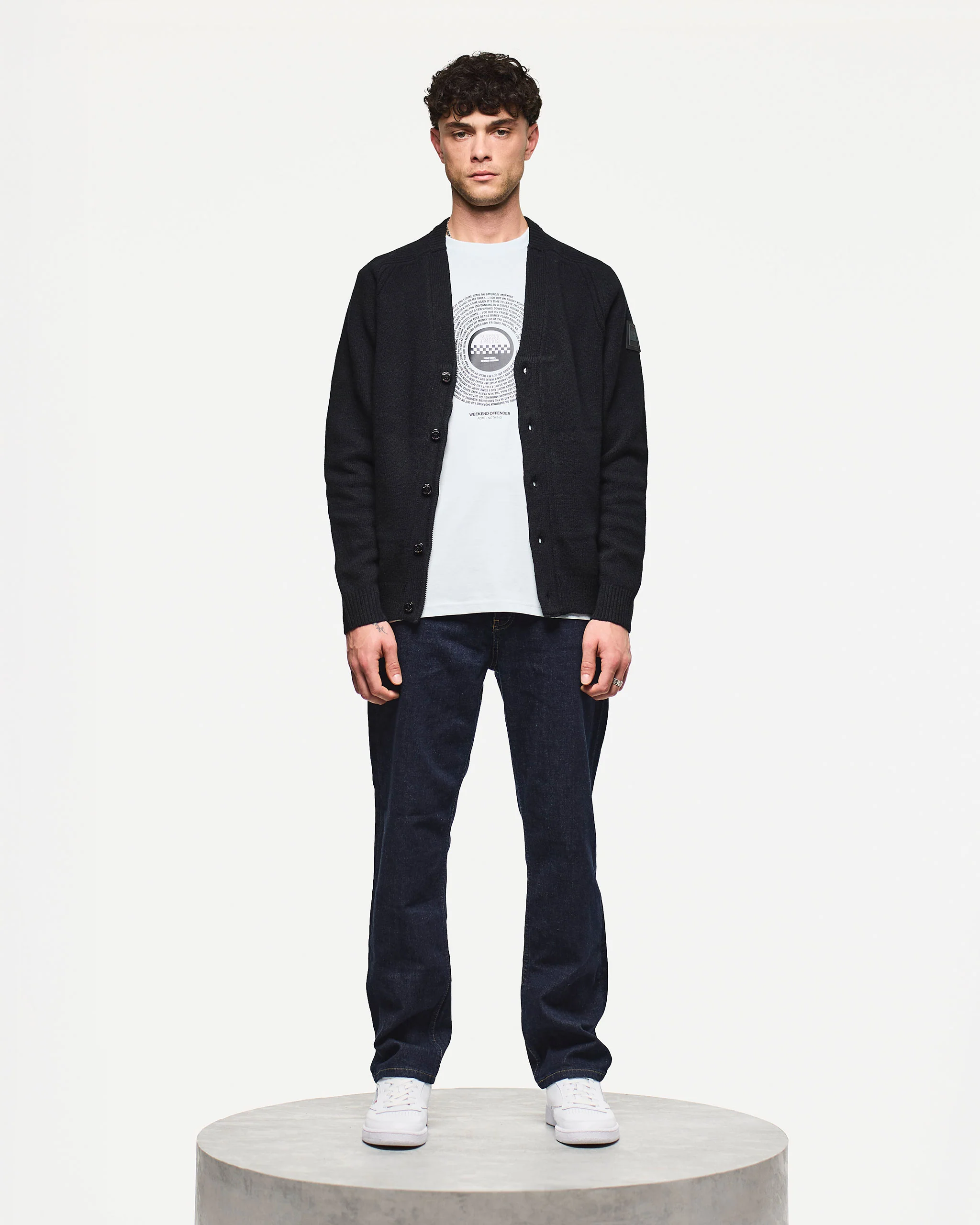 Lauda Wool Cardigan Black - Image 2