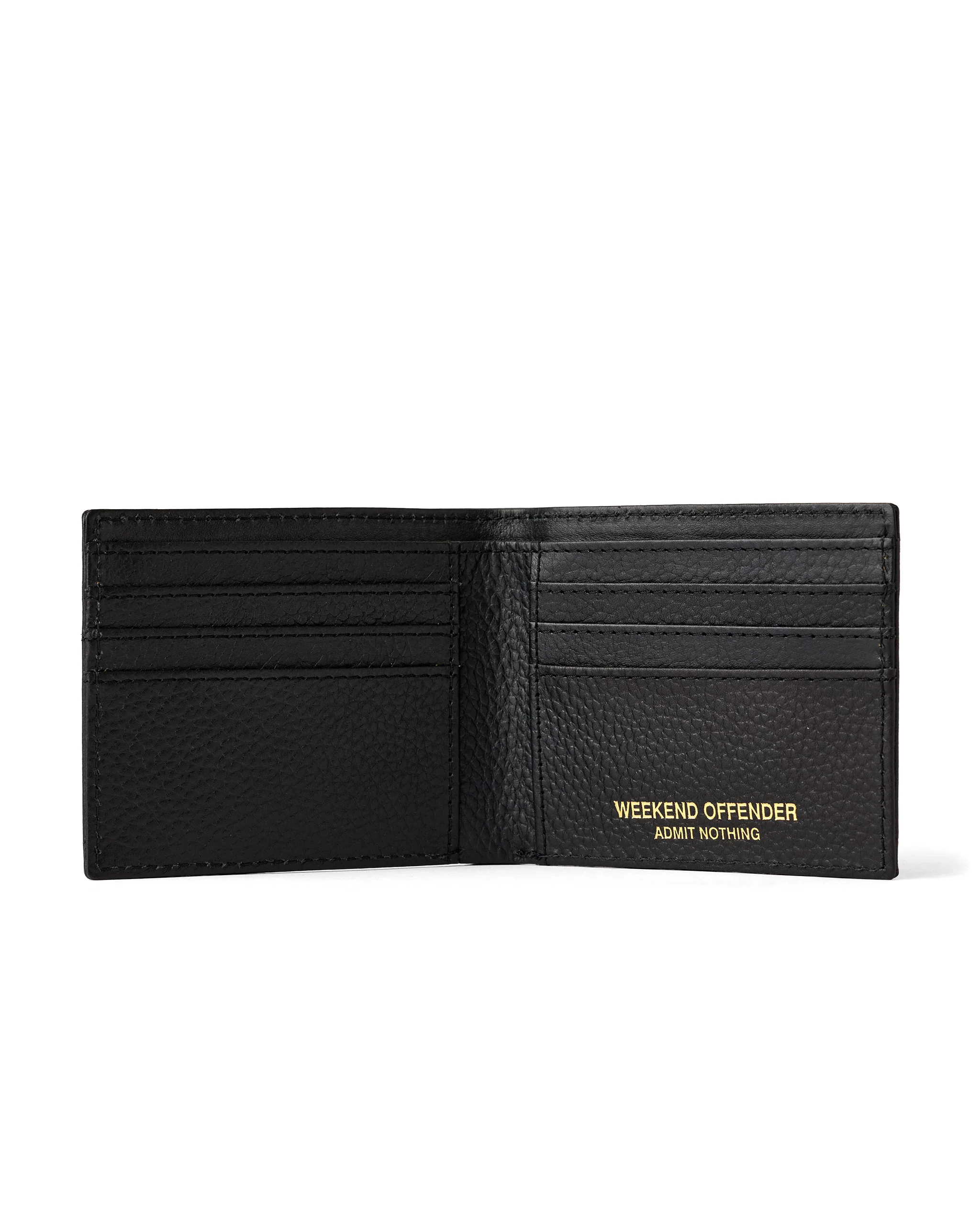 Leather Billfold Wallet With Gift Box Black - Image 3