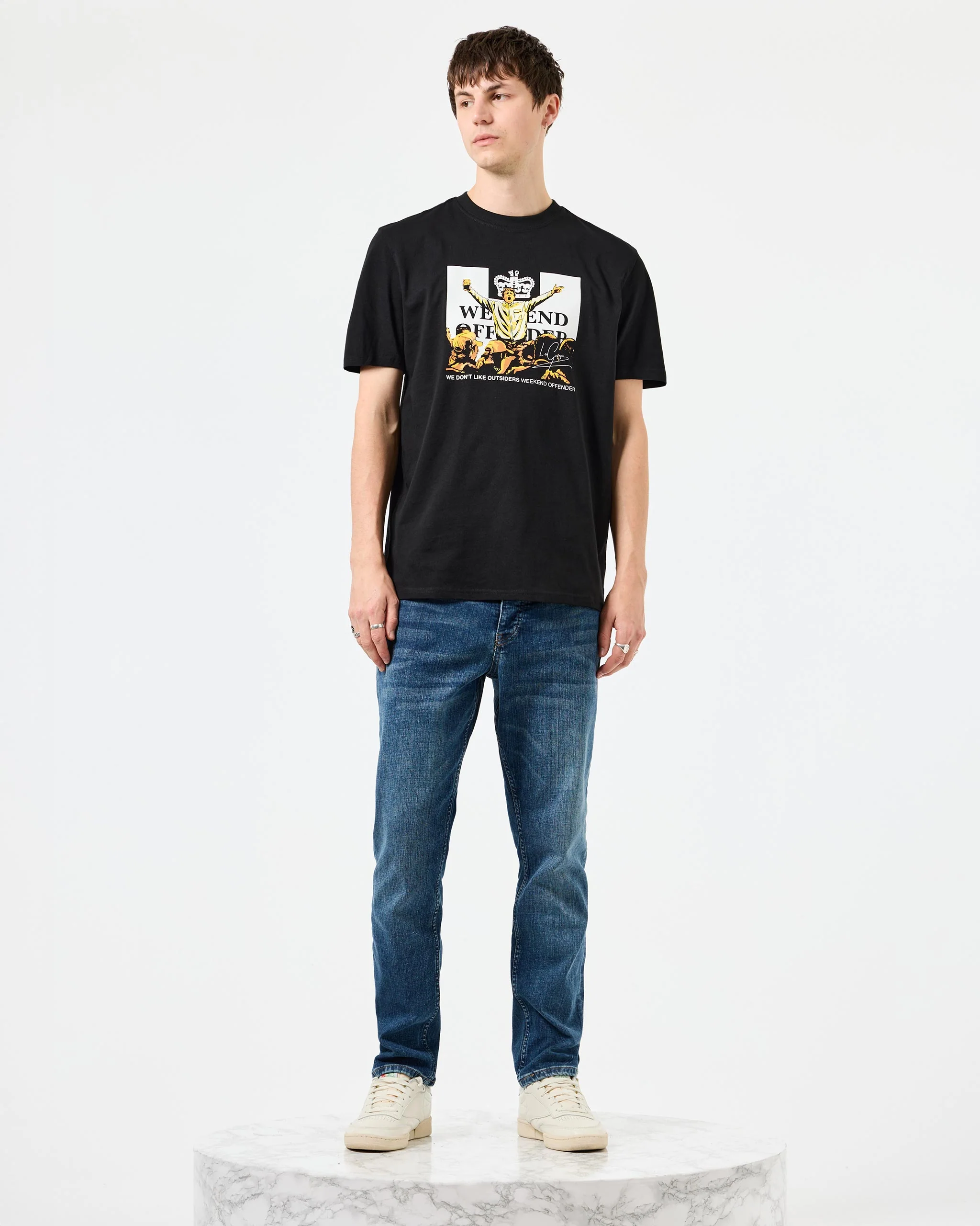 Leo Gregory Graphic T-Shirt Black - Image 2