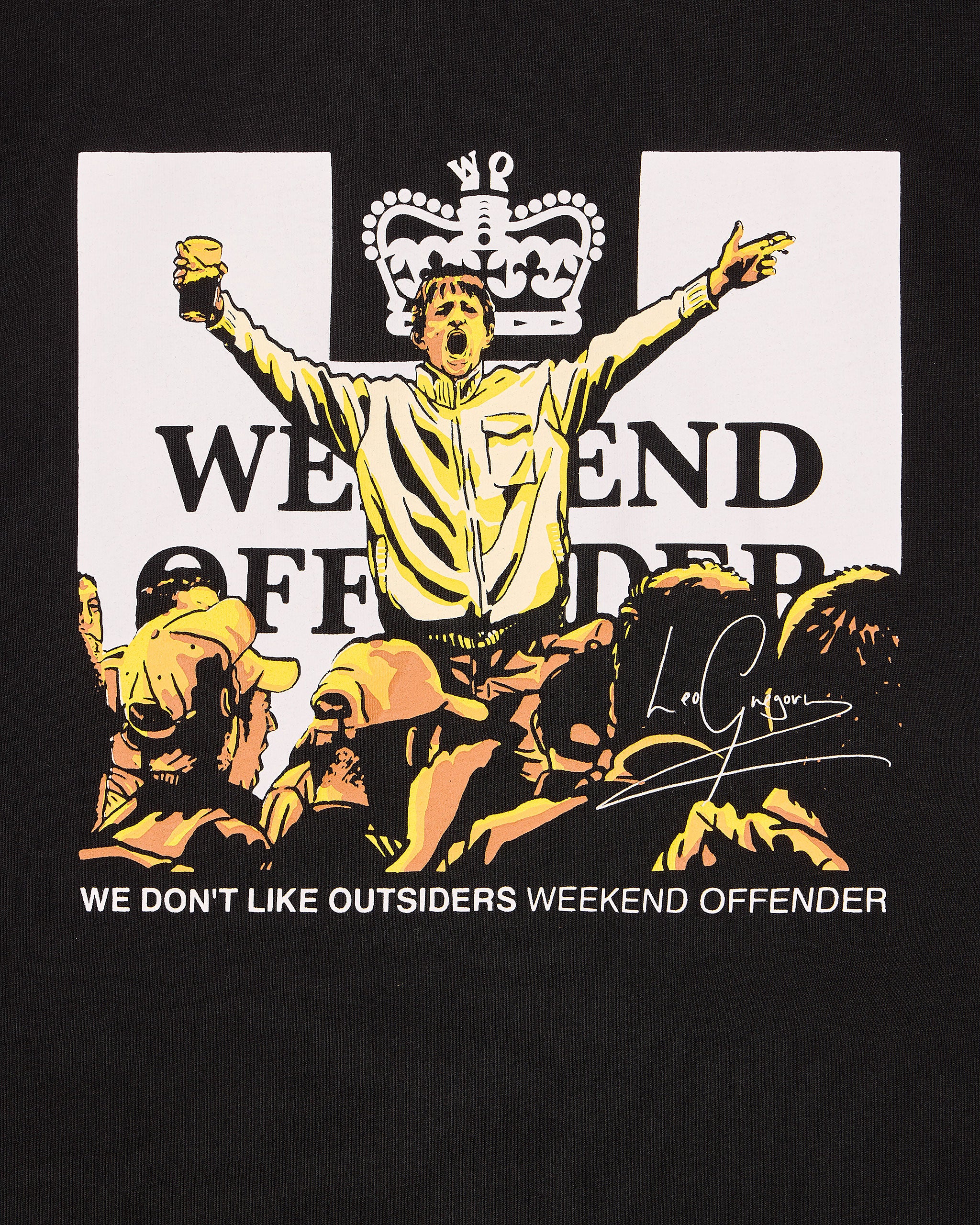Leo Gregory Graphic T-Shirt Black - Image 6