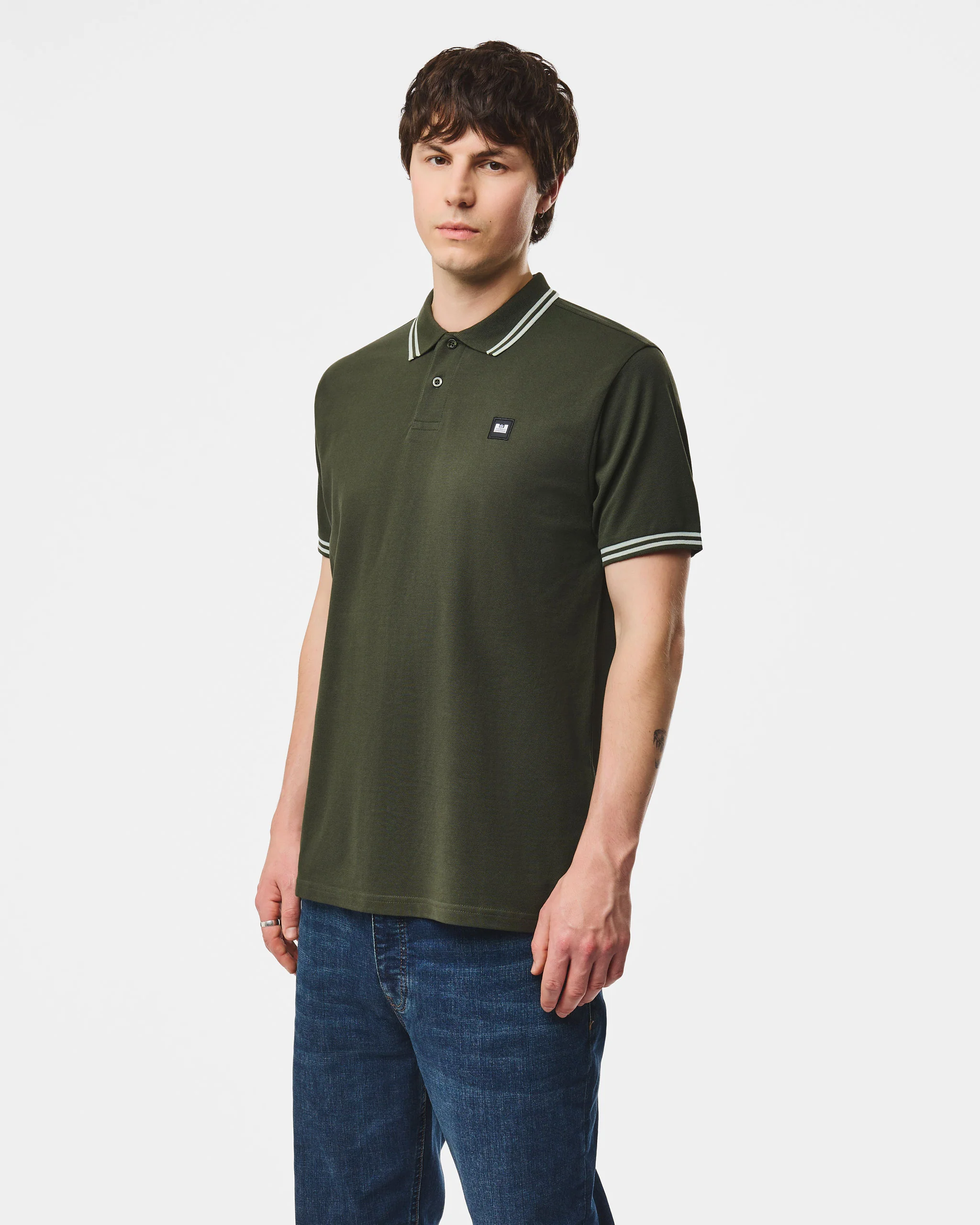 Levanto Polo Shirt Black Forest Green/Julep Green - Image 2