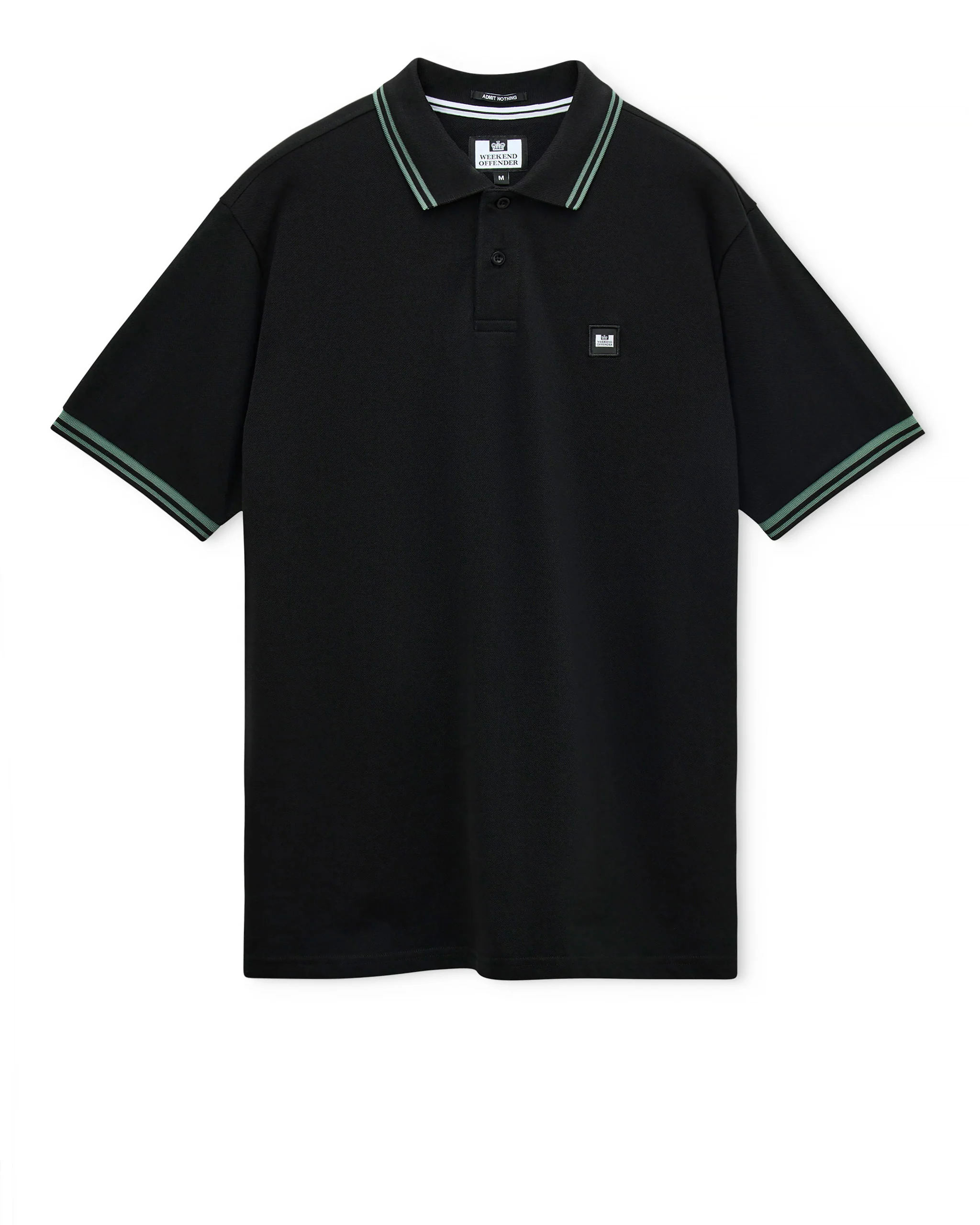 Levanto Polo Shirt Black/Thyme Green