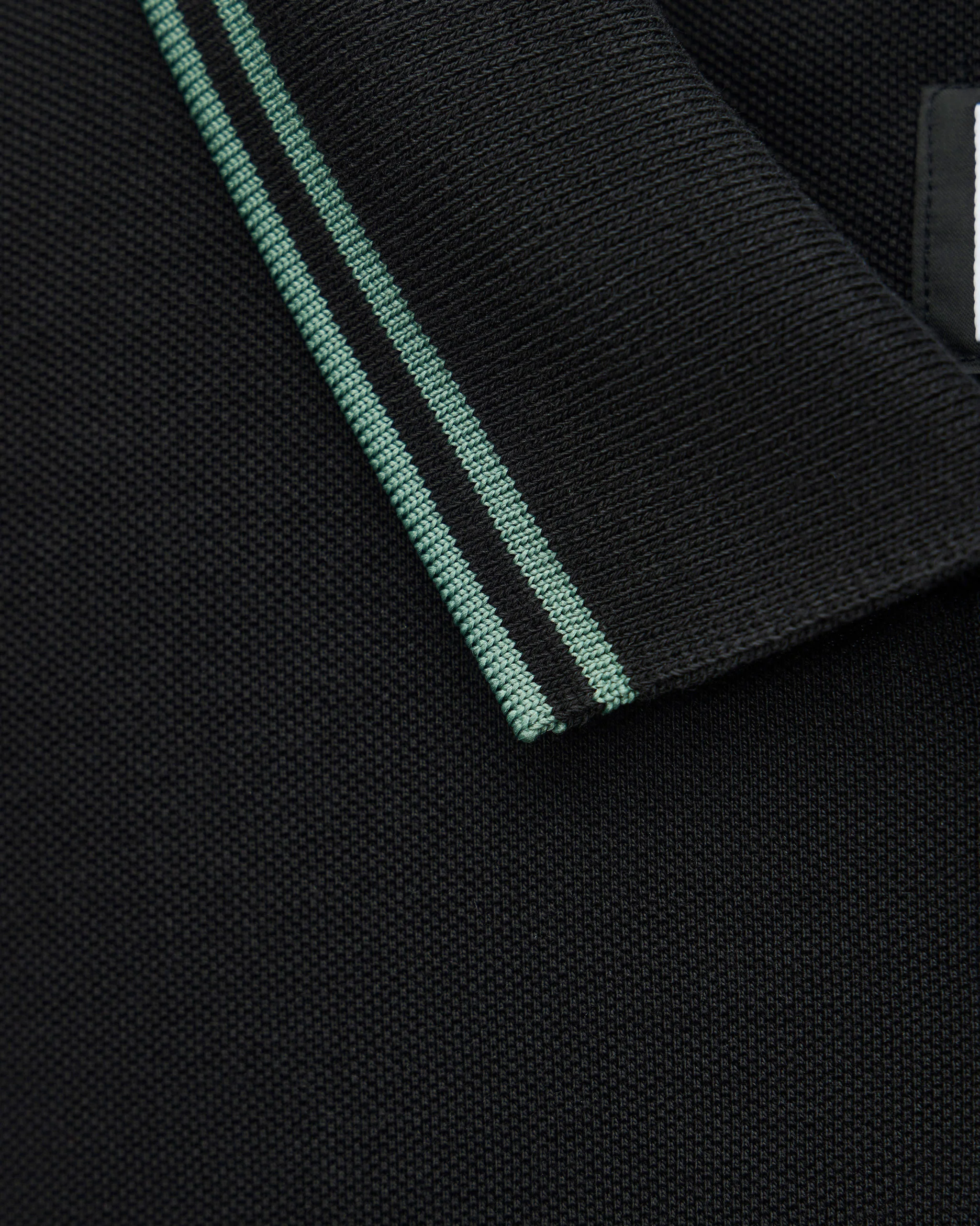 Levanto Polo Shirt Black/Thyme Green - Image 6